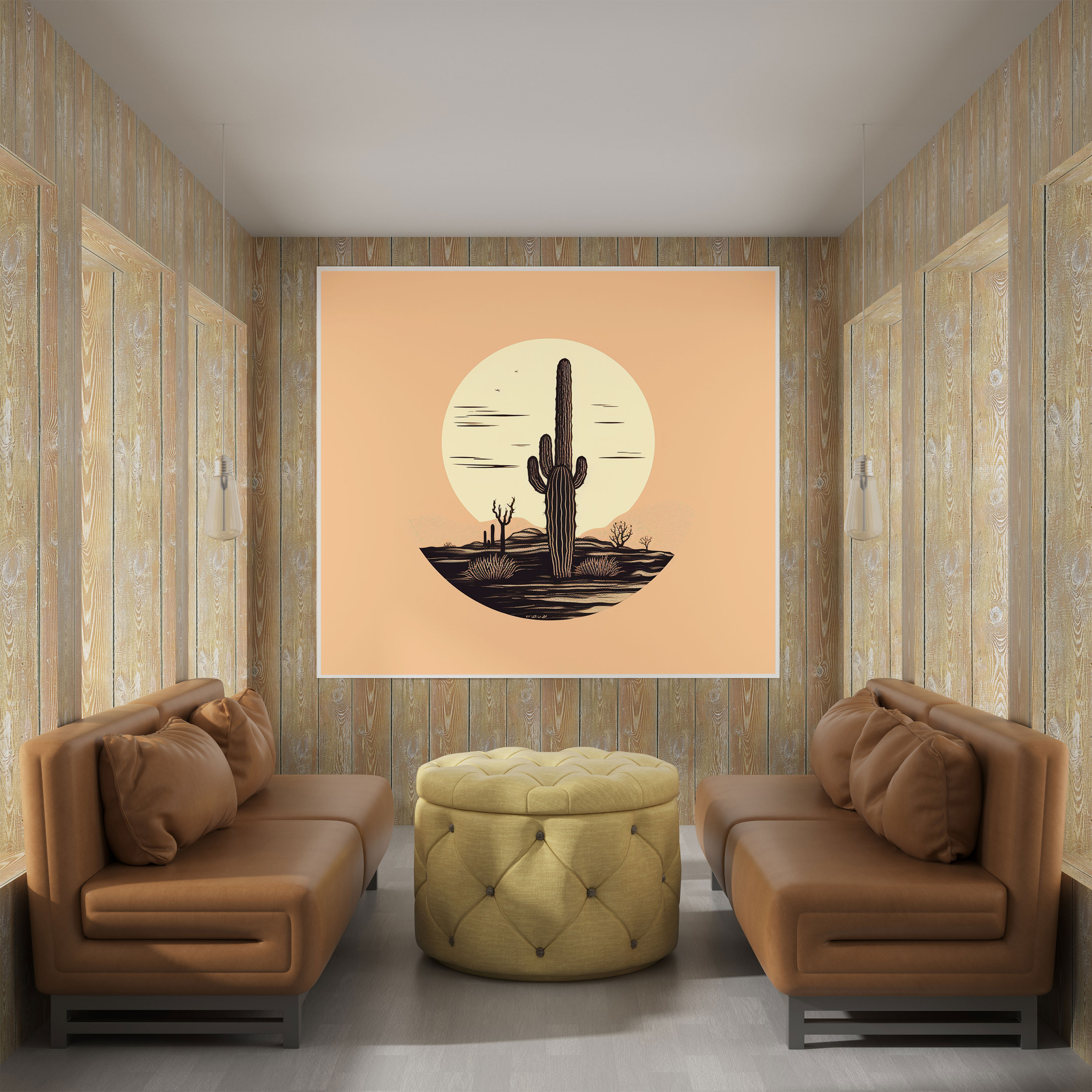 Cactus Wall Art - Cactus, Canvas, Cactus, Peacefulness