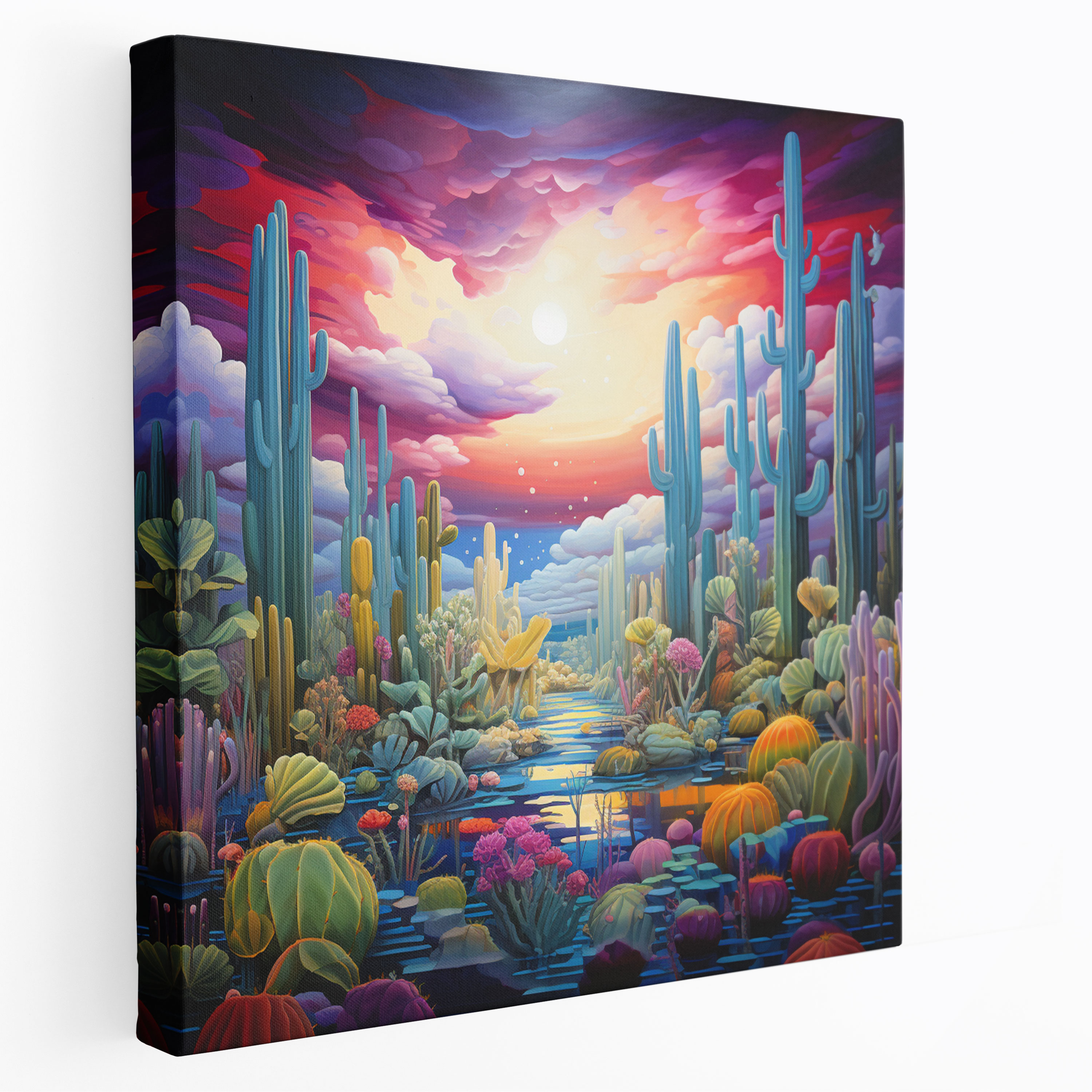 Dreamlike Cactus Canvas Print - Cactus, Canvas Wall Art, Canvas, Cactus