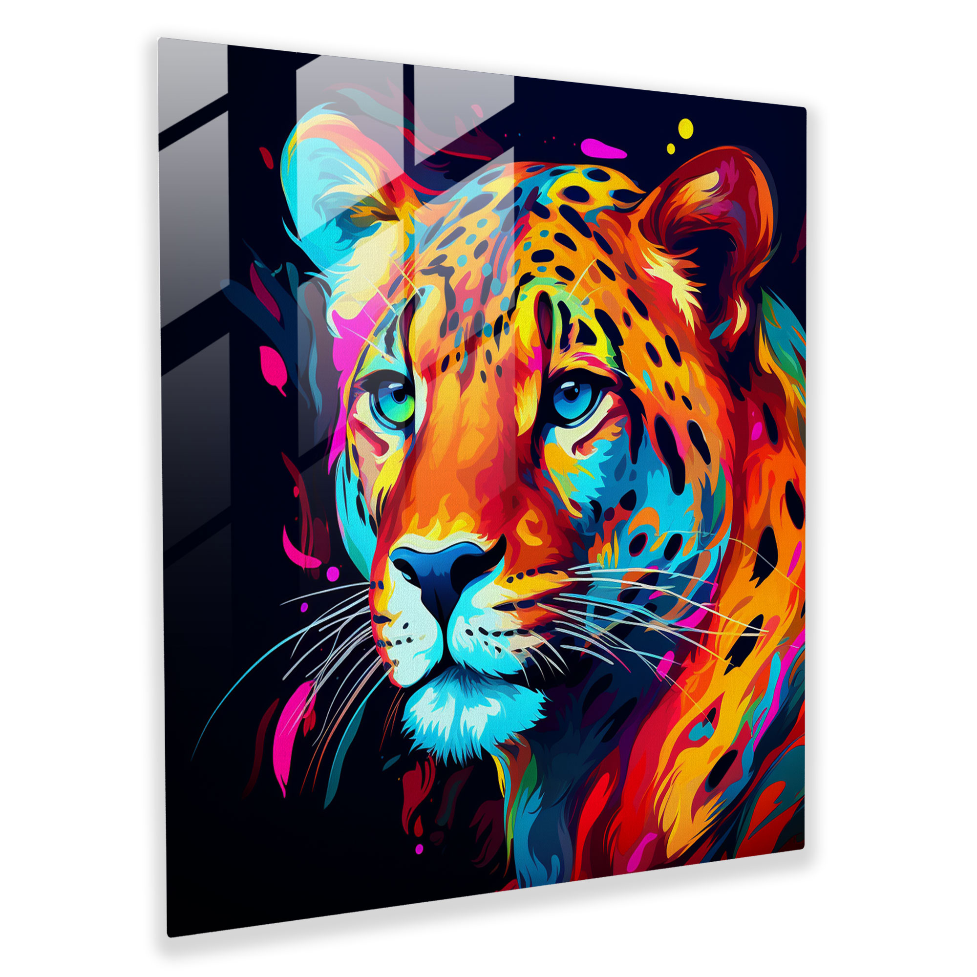 Cheetah Wall Decoration - Cheetah, Wall Decoration, Bold, Strength