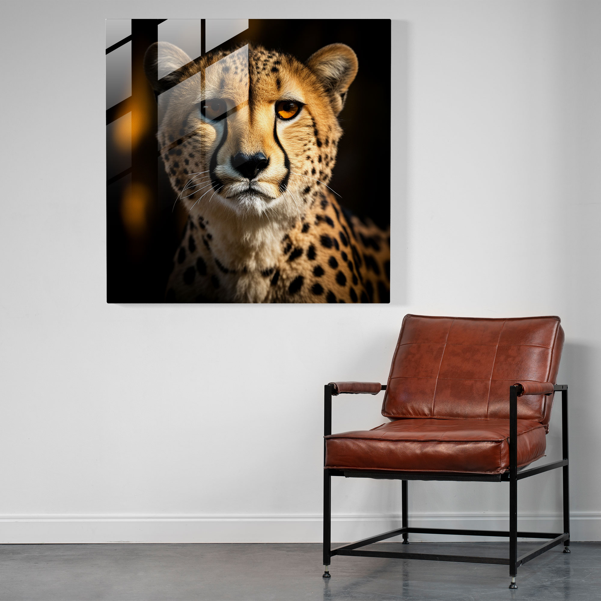 Cheetah Ev Dekorasyonu - Modern Sanat Şık Güzellik Zarafet