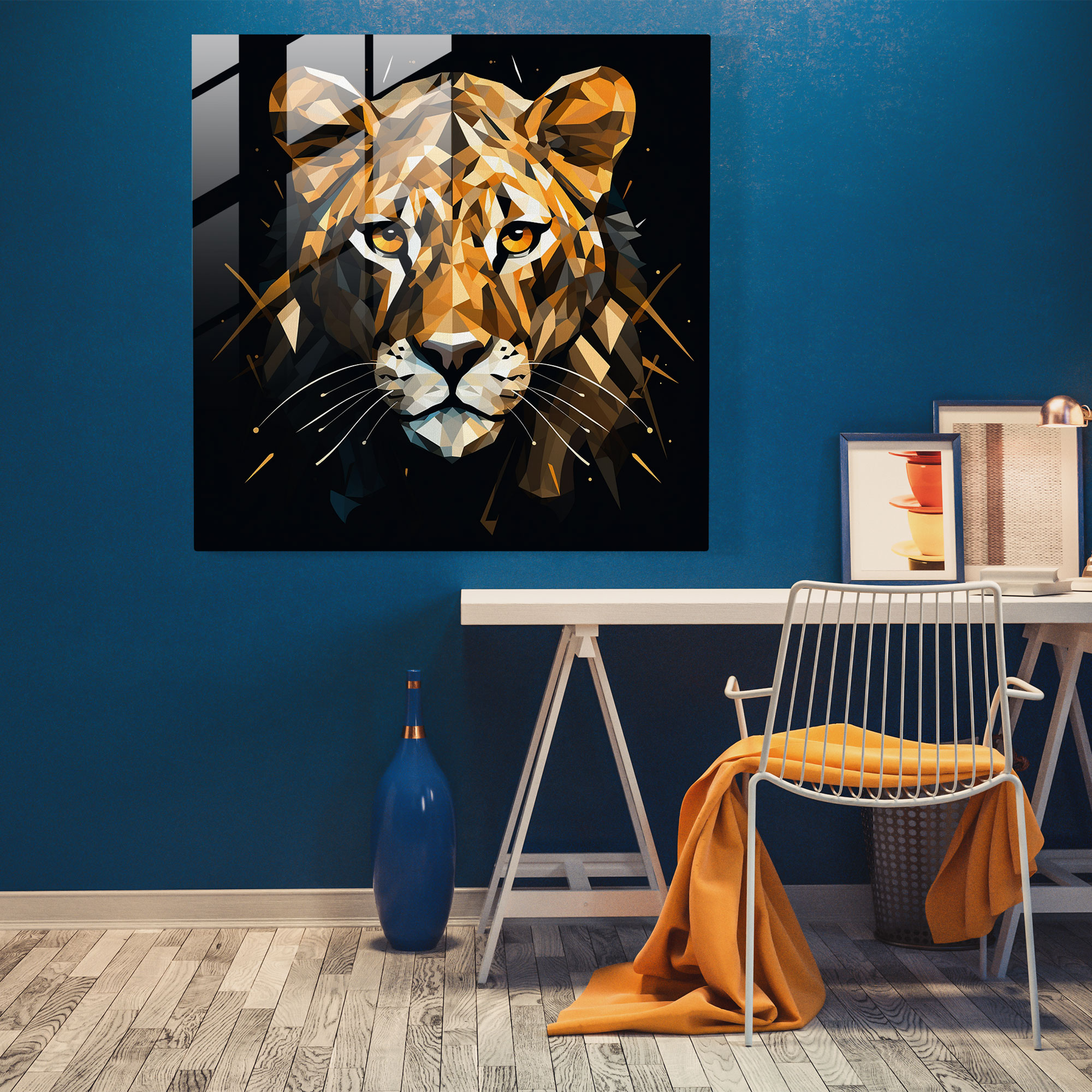 Cheetah Wall Decoration - Cheetah, Artistry, Modern Art, Contemporary Graphic Design