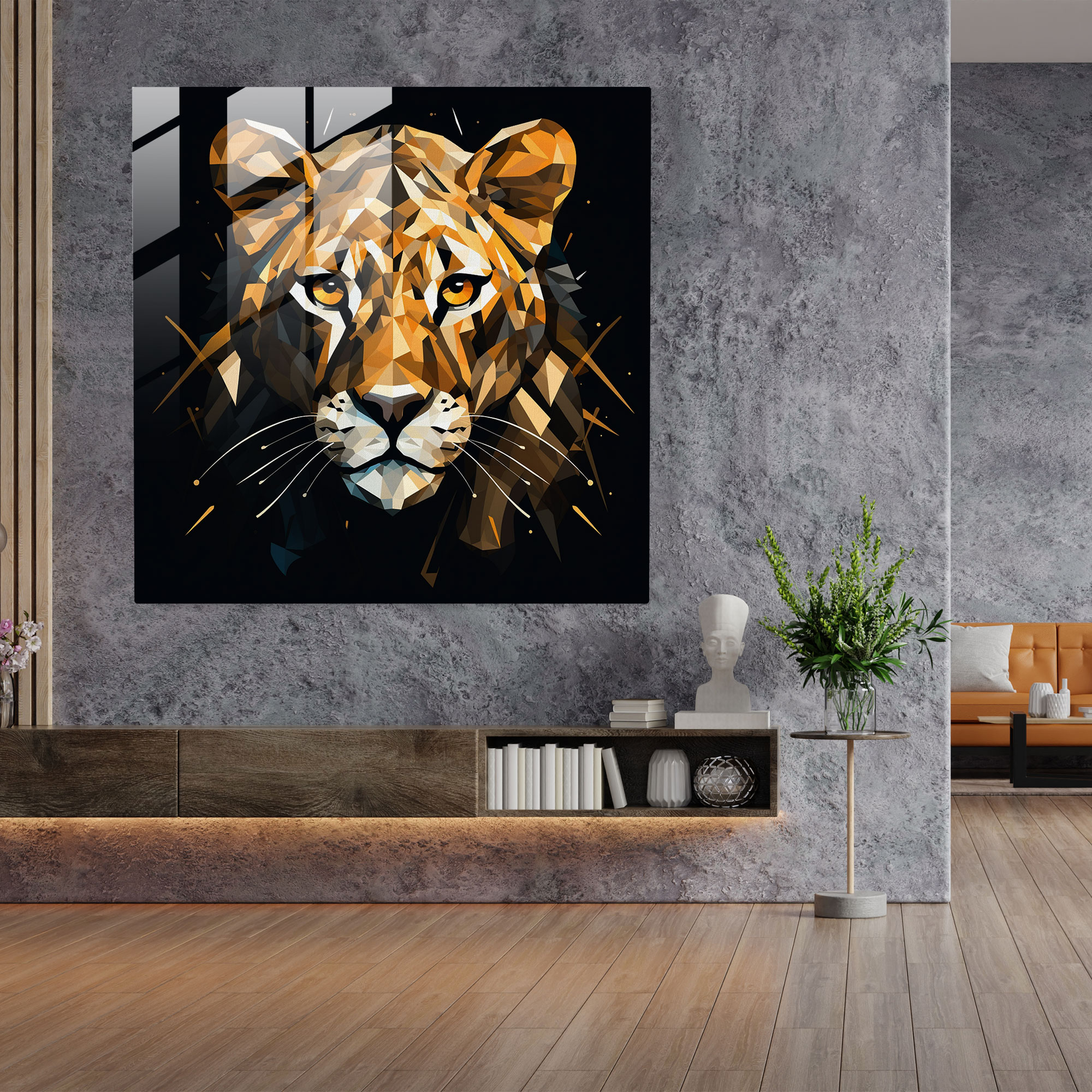 Cheetah Wall Decoration - Cheetah, Artistry, Modern Art, Contemporary Graphic Design