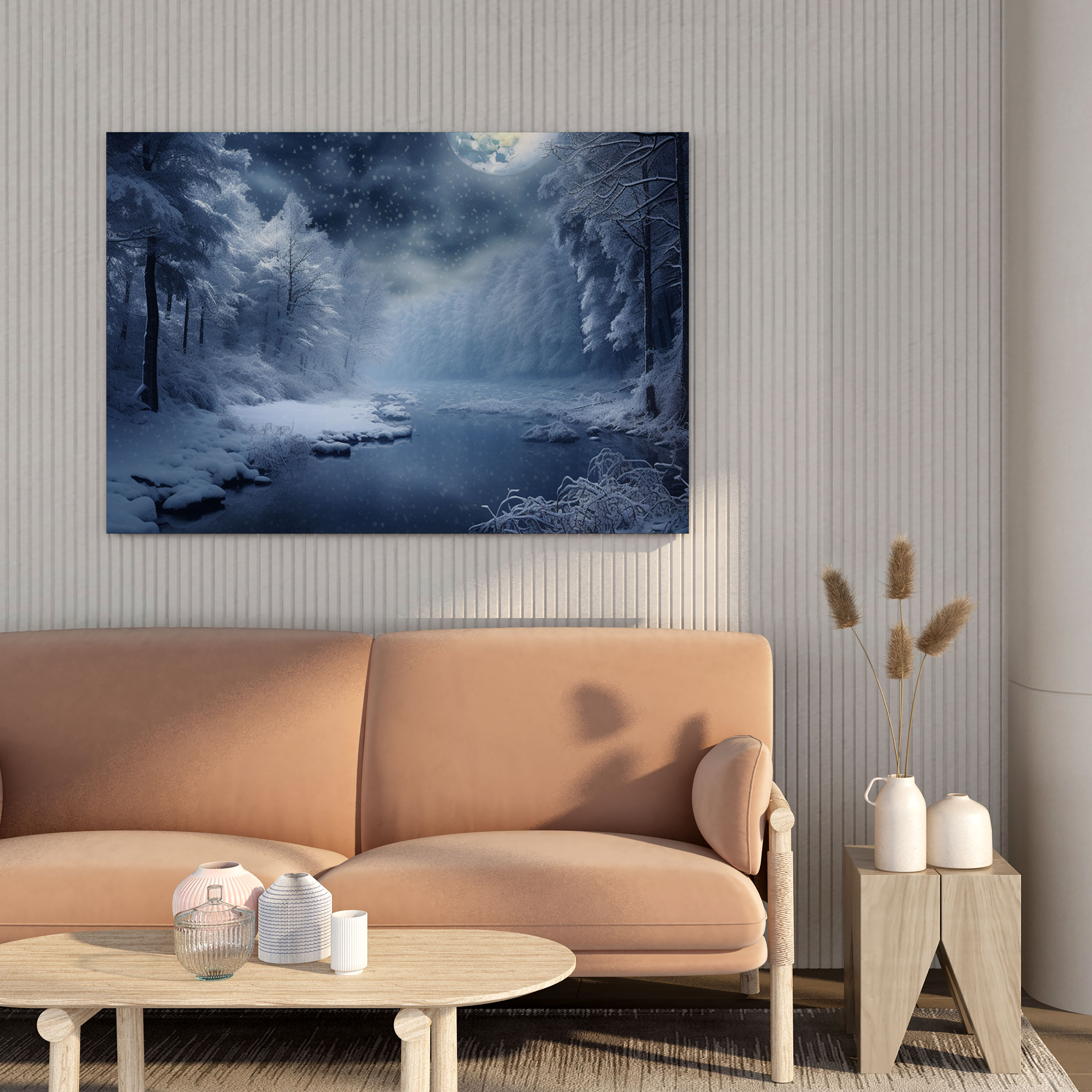 Christmas Winter Wonderland Canvas Print - Christmas, Wall Decoration, Canvas, Wall Art