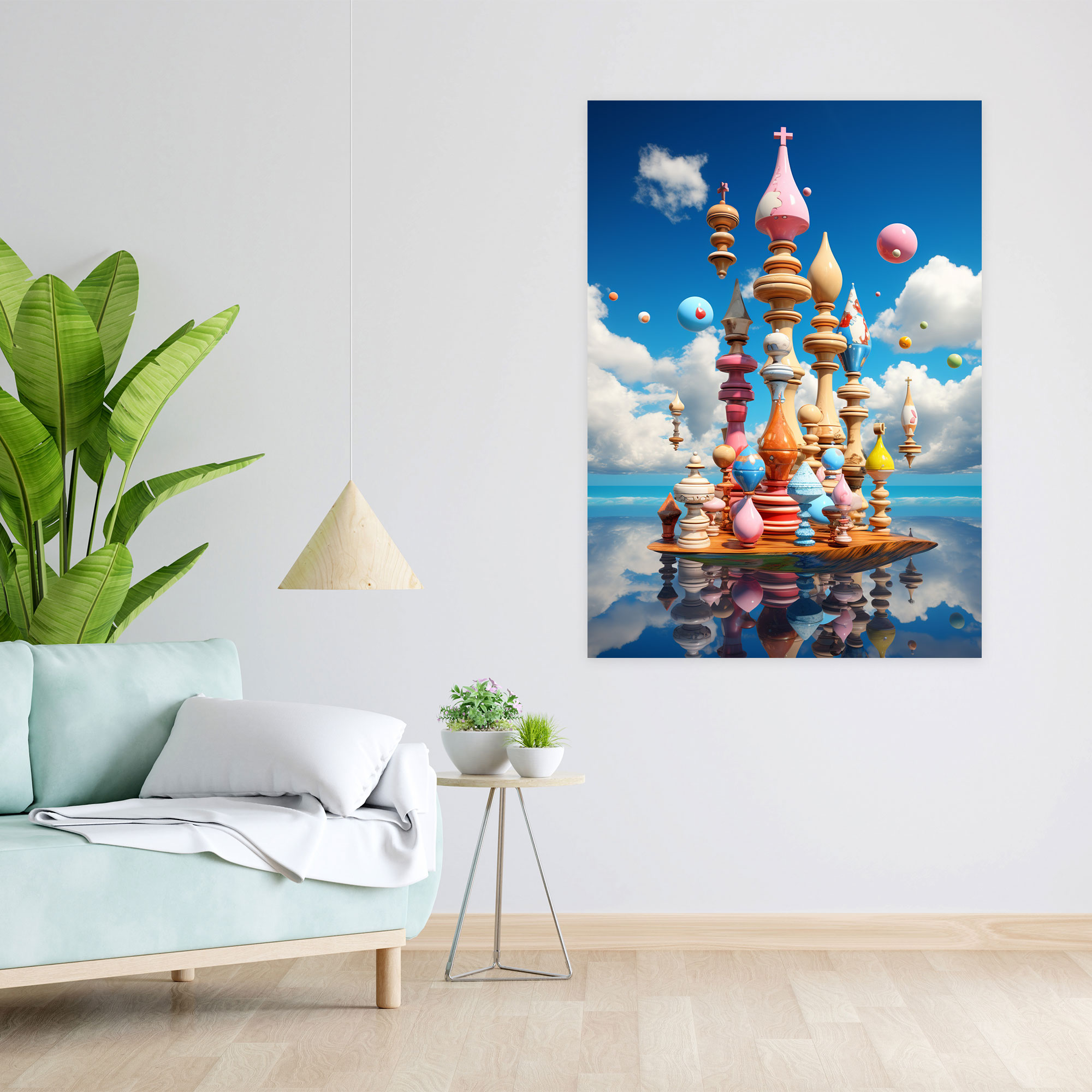 Chess Dreams Canvas Print - Chess, Canvas, Surrealistic, Chess