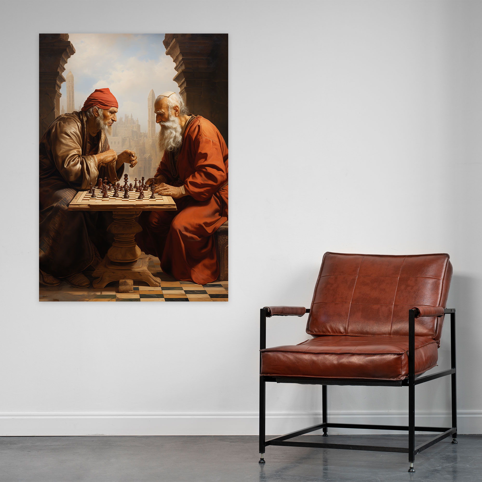 Chess Masters Canvas Print - Chess, Canvas, Chess, Wall Art