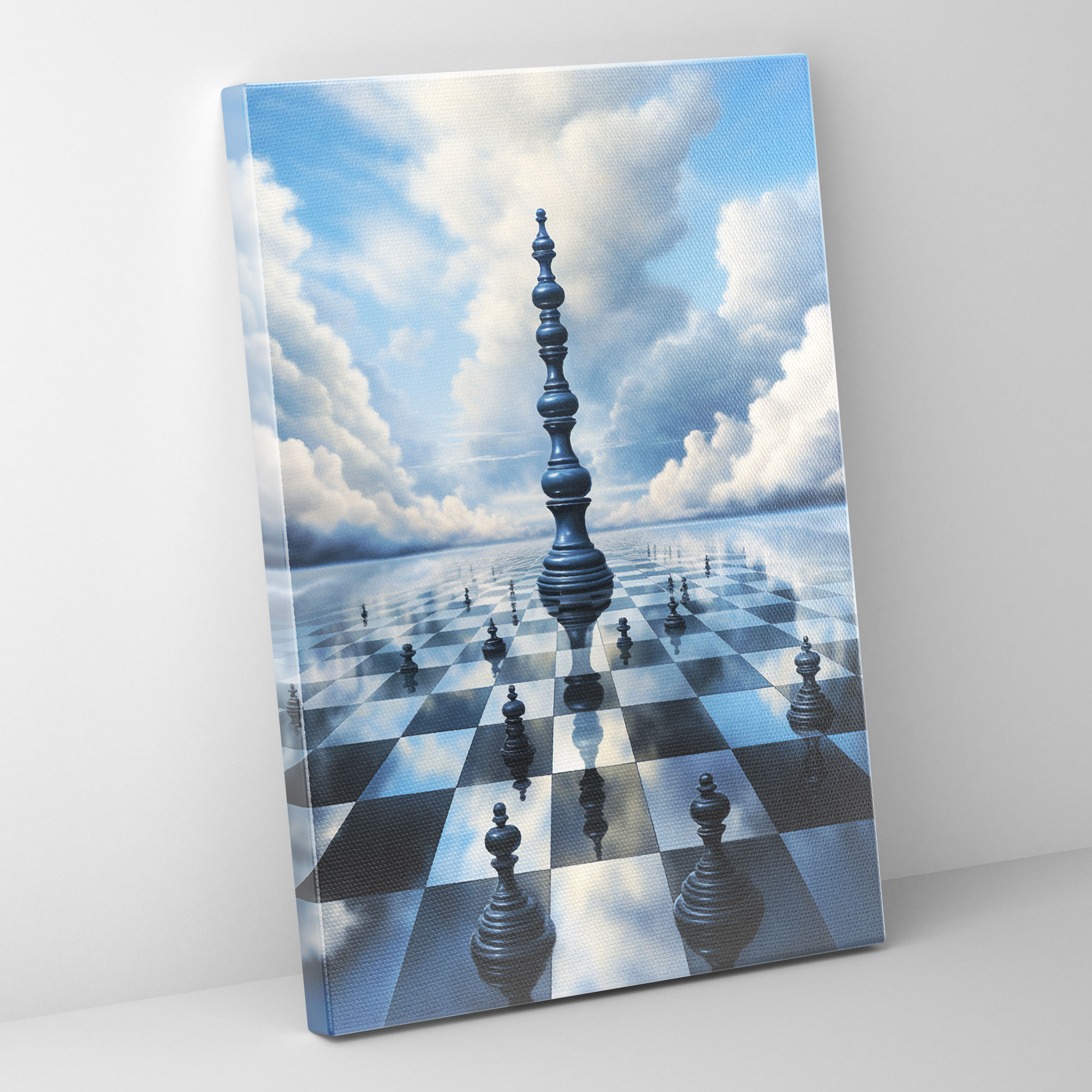 Chessboard Surreal Canvas Print - Chess, Canvas Print, Canvas Wall Art, Chess