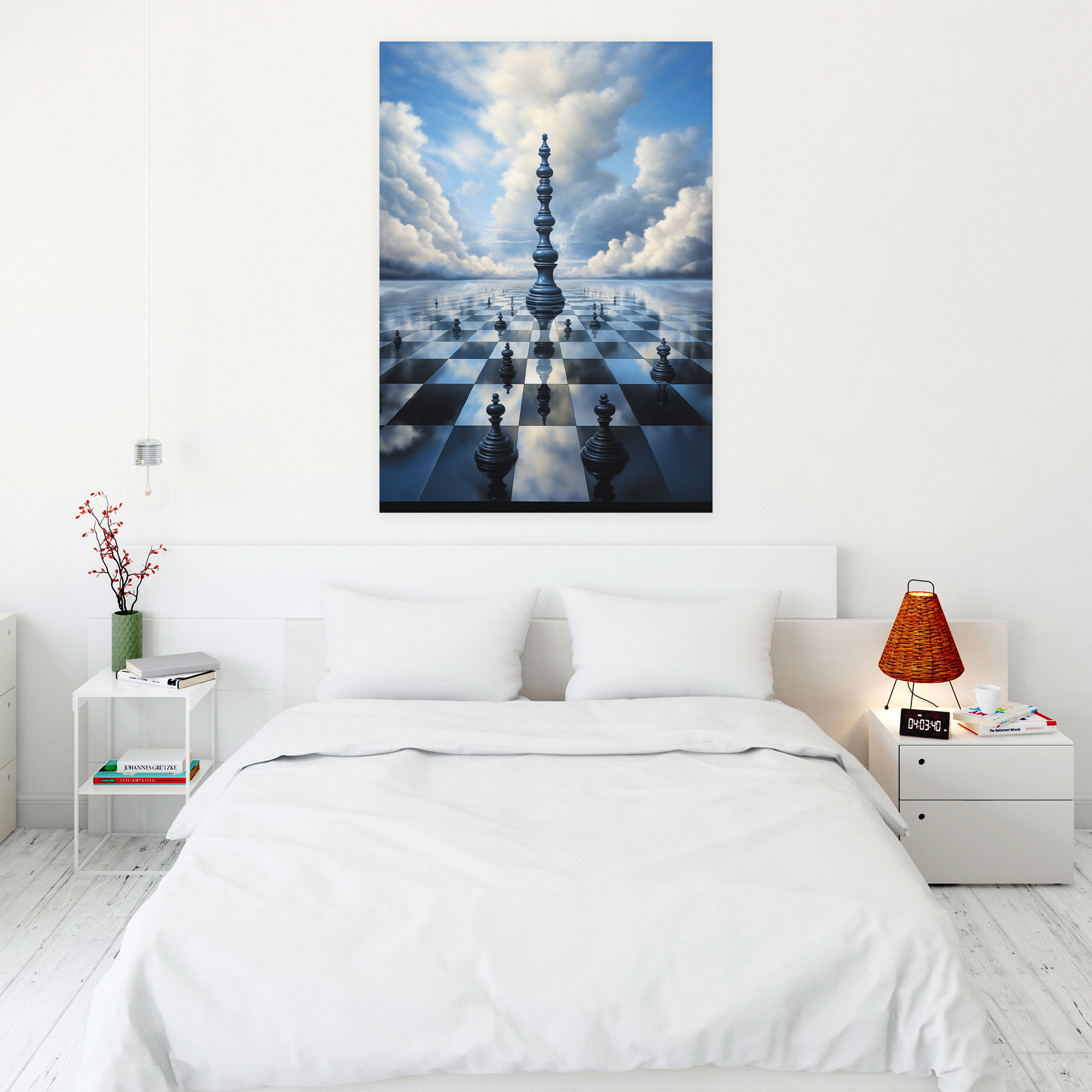 Chessboard Surreal Canvas Print - Chess, Canvas Print, Canvas Wall Art, Chess