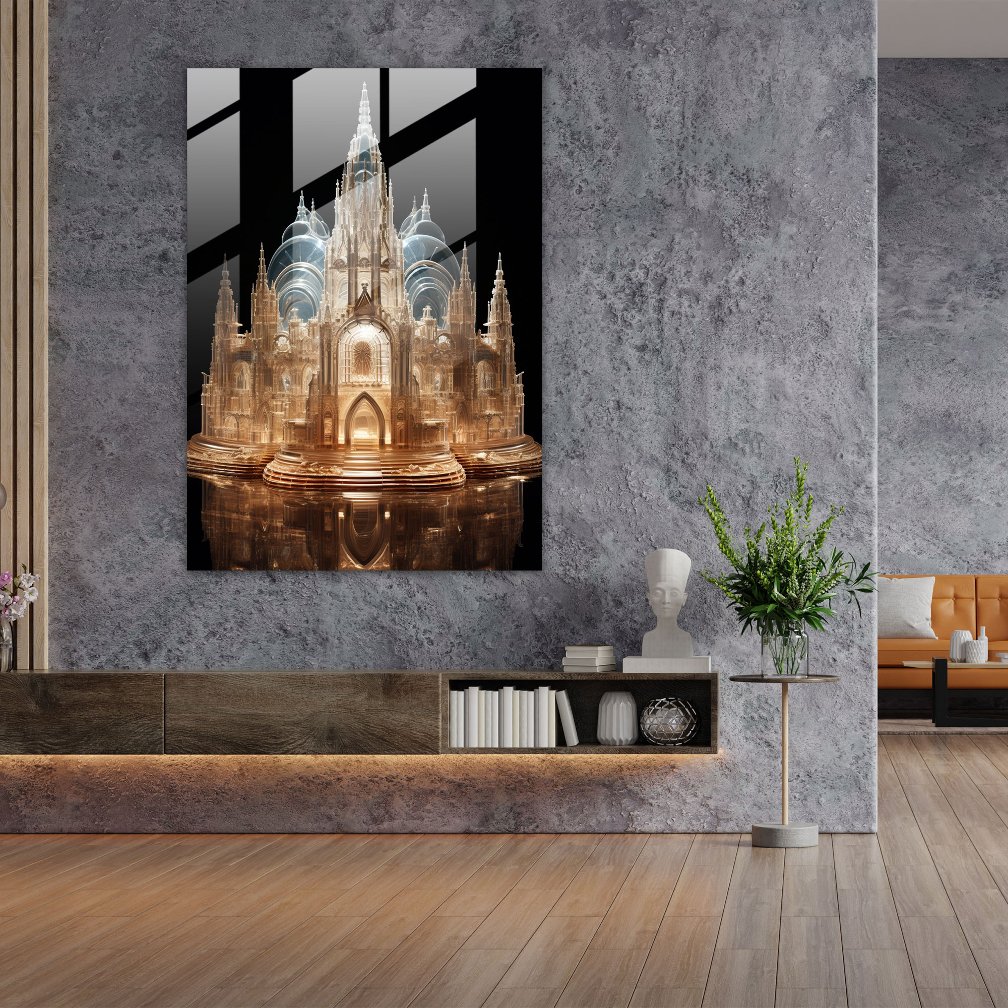 Church Glass Art - Church, Church, Dimension, Home Decoration