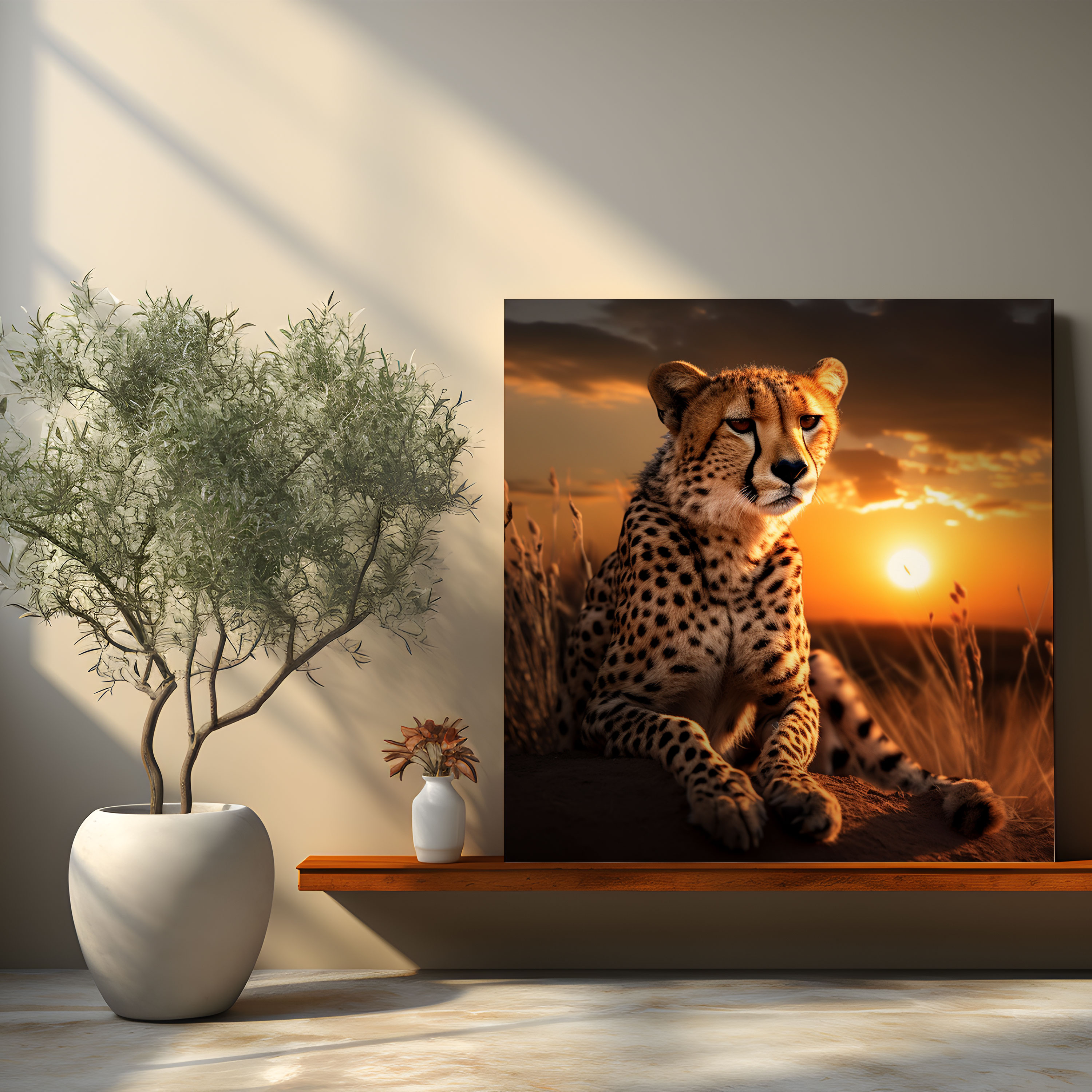 Cheetah Canvas Print - Realistic Cheetah Wall Art - Cheetah, Realistic Cheetah Wall Art, Cheetah Canvas Print, Canvas Wall Art
