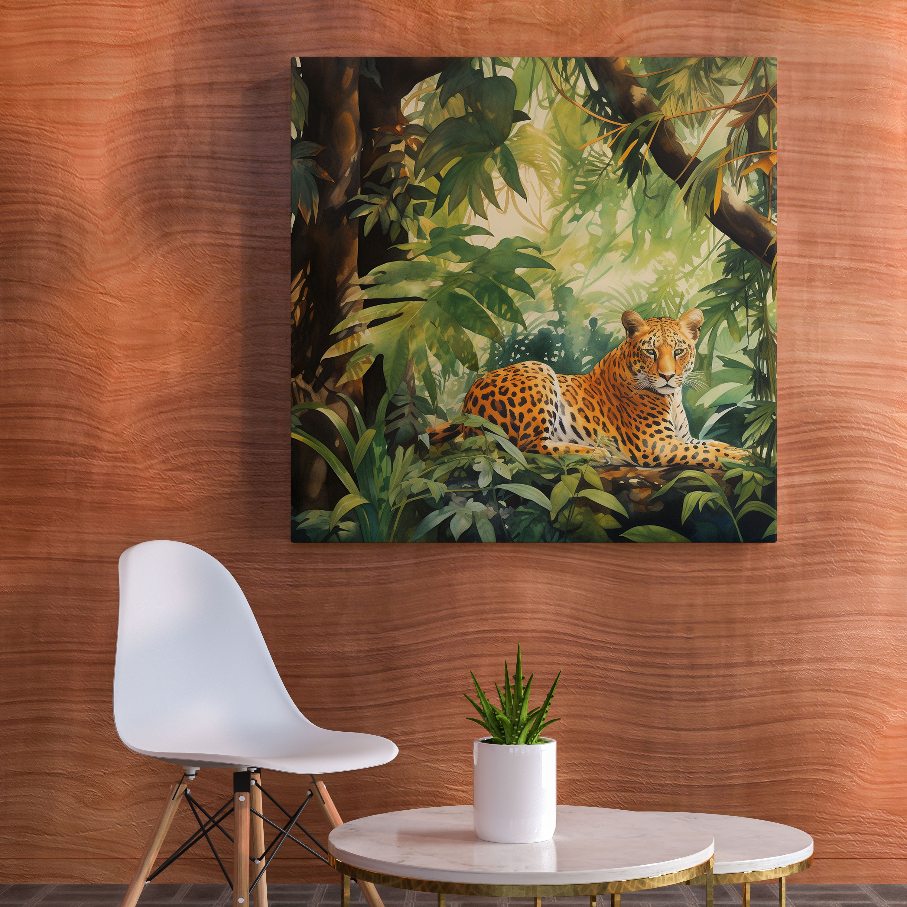 Cheetah Canvas Print - Watercolor Cheetah Wall Art - Cheetah, Cheetah Canvas Print, Home Decoration, Canvas Wall Decoration