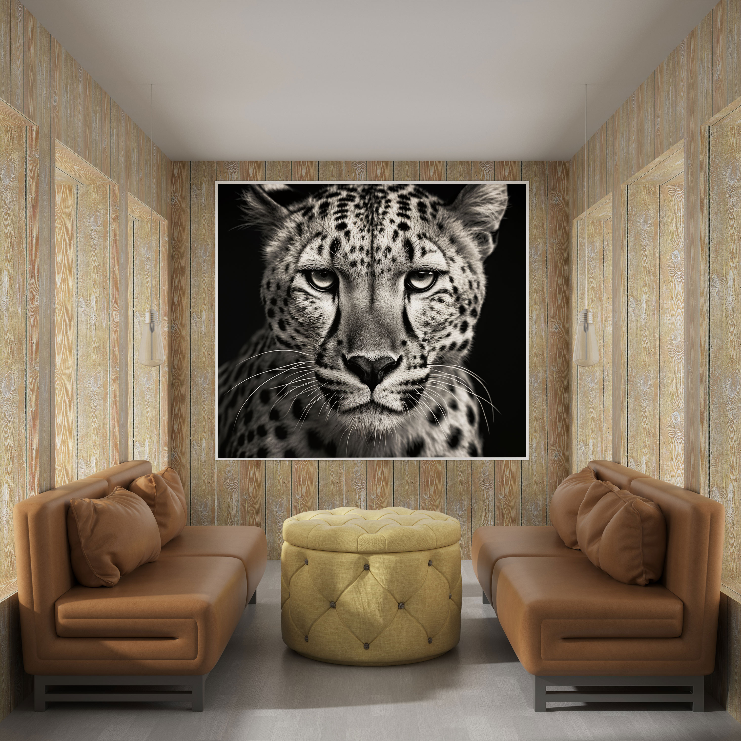 Cheetah Canvas Print - Intense Focus - Cheetah, Wall Art, Cheetah Canvas Print, Cheetah Wall Decoration
