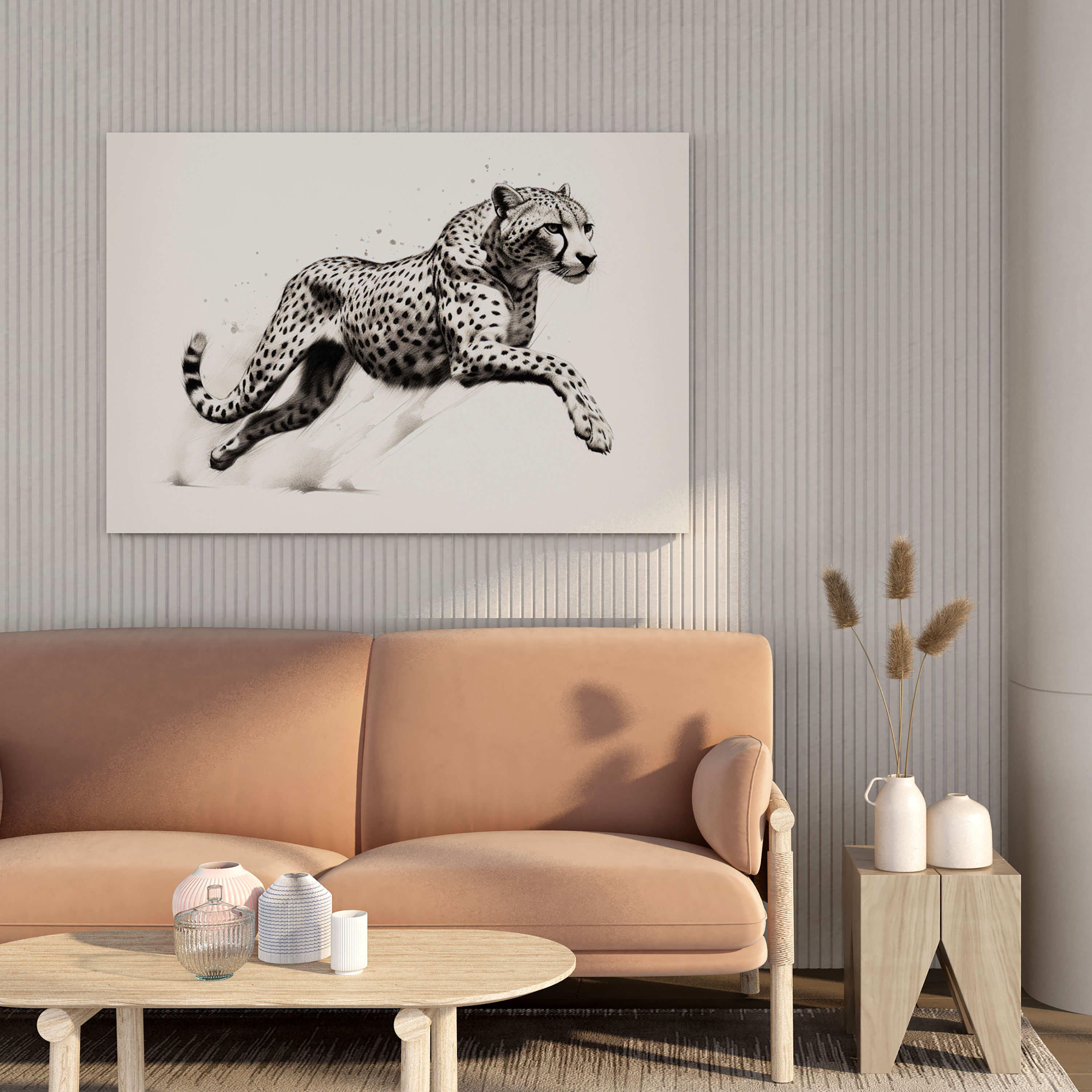 Cheetah Canvas Print - Cheetah, Cheetah, Canvas Wall Art, Wall Decoration
