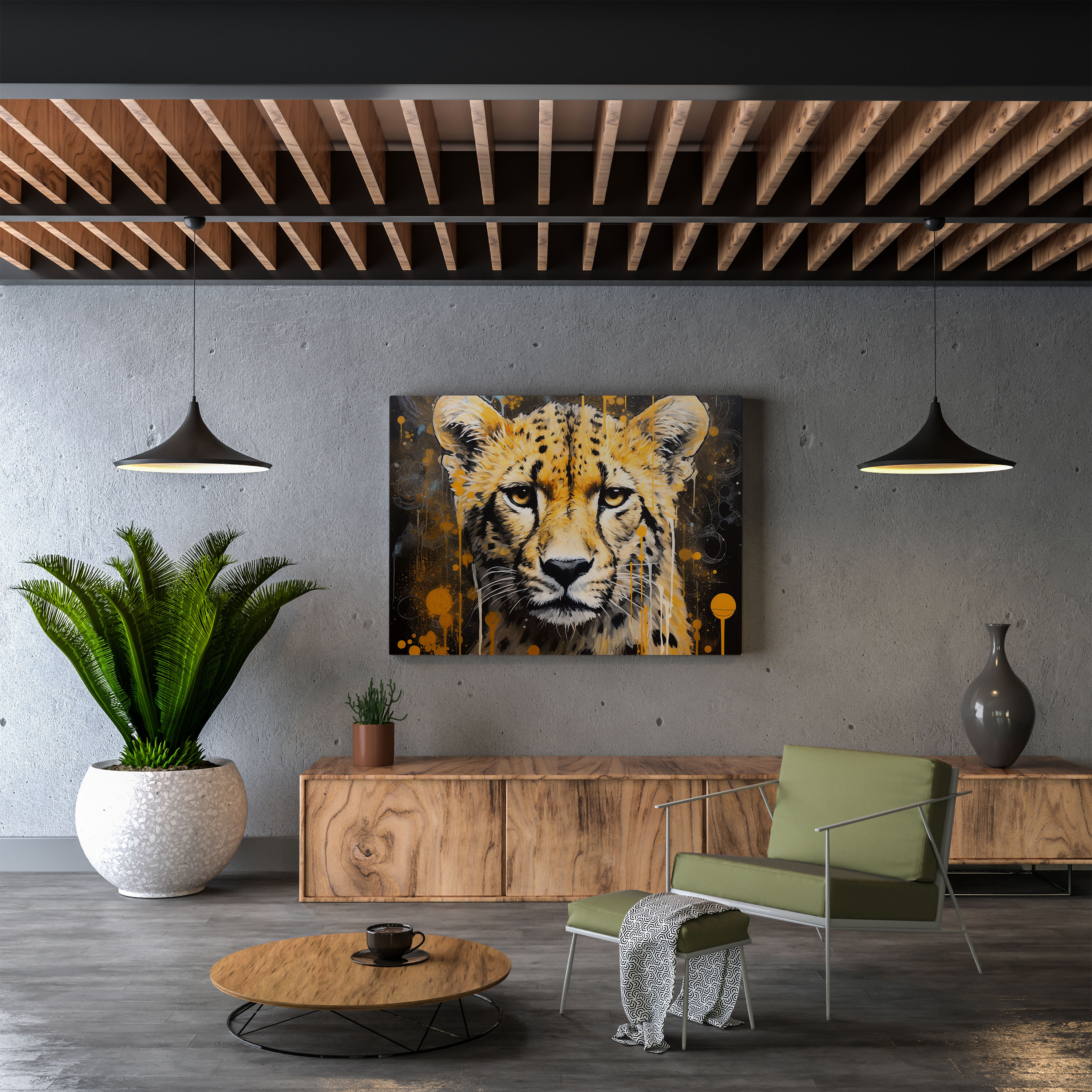 Cheetah Wall Art - Cheetah, Canvas Print, Cheetah, Wall Decoration