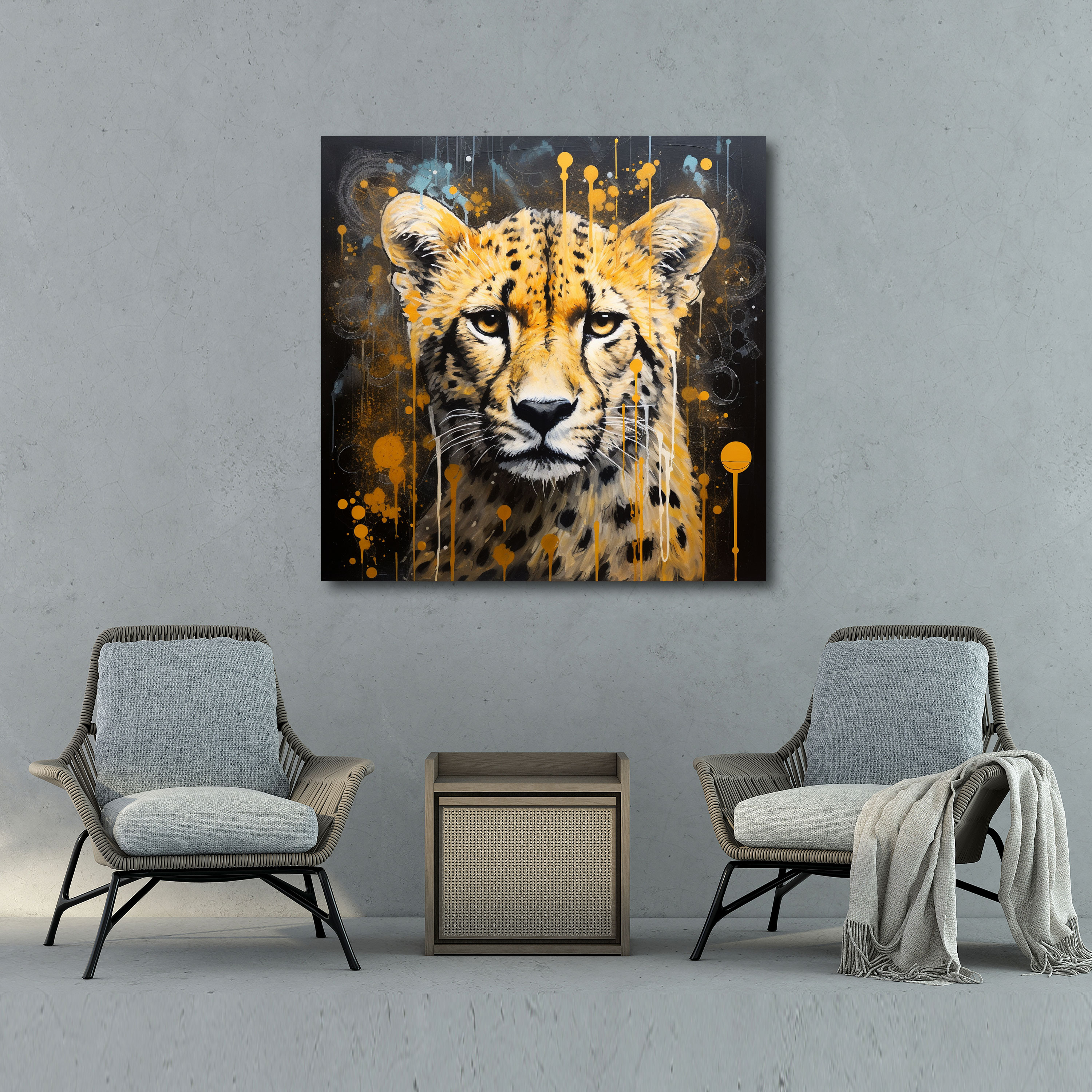 Cheetah Wall Art - Cheetah, Canvas Print, Cheetah, Wall Decoration