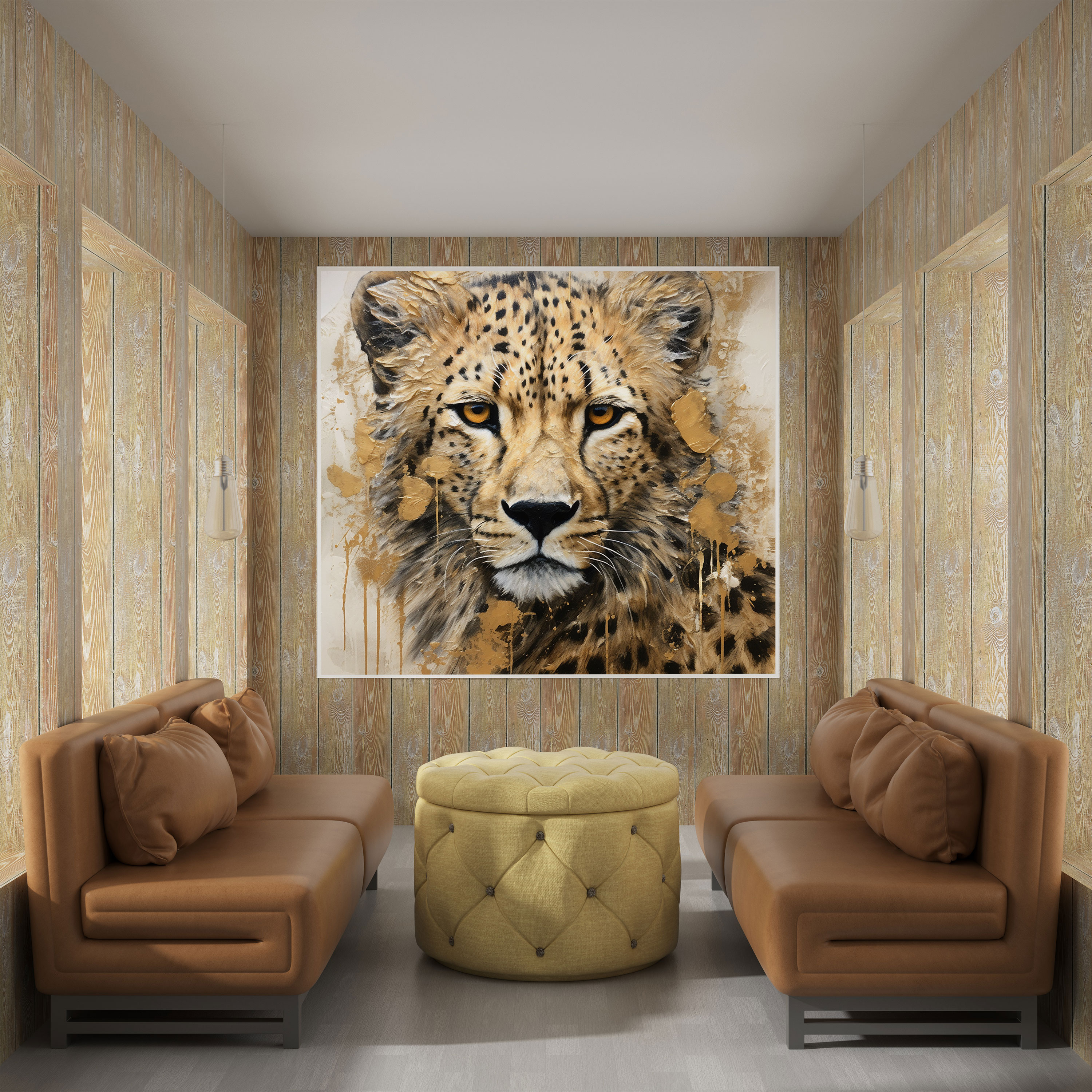 Cheetah Canvas Print - Cheetah, Canvas Wall Art, Wall Art, Canvas