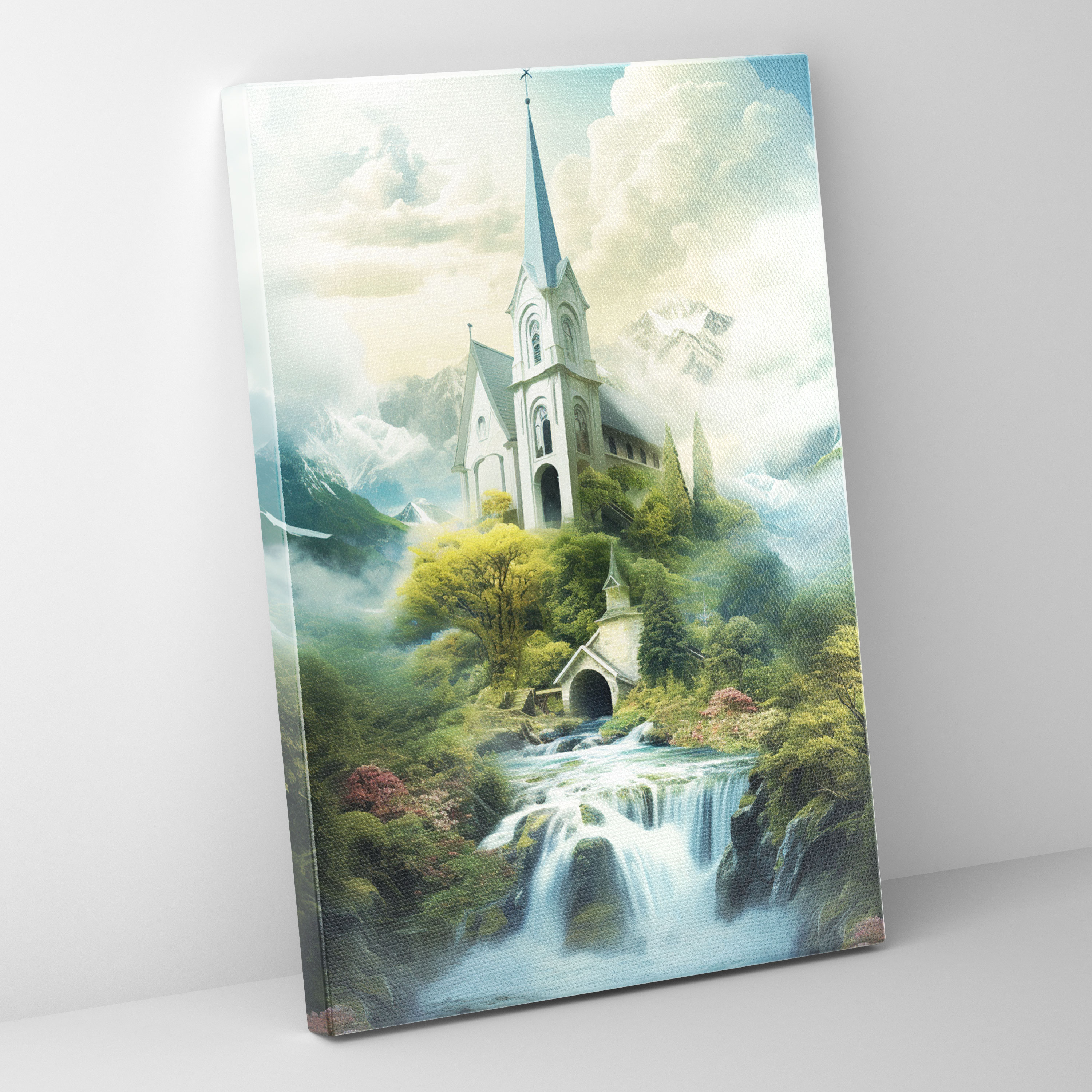 Surreal Church Wall Art - Church, Imaginative Depiction, Wall Art, Church