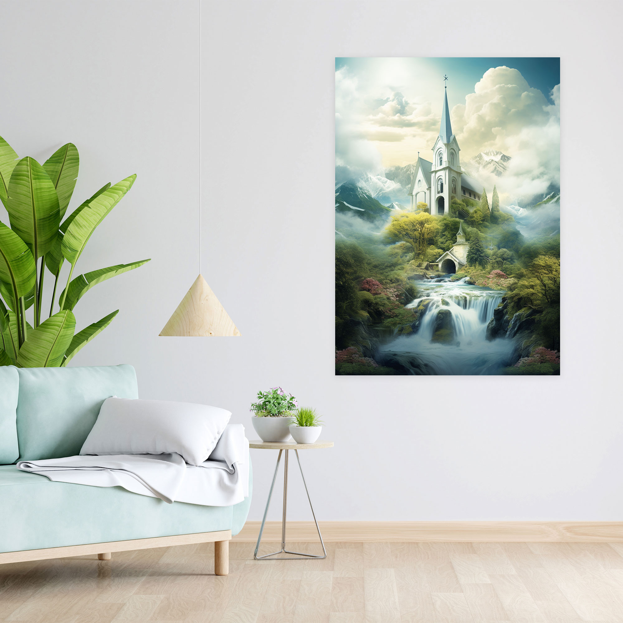 Surreal Church Wall Art - Church, Imaginative Depiction, Wall Art, Church