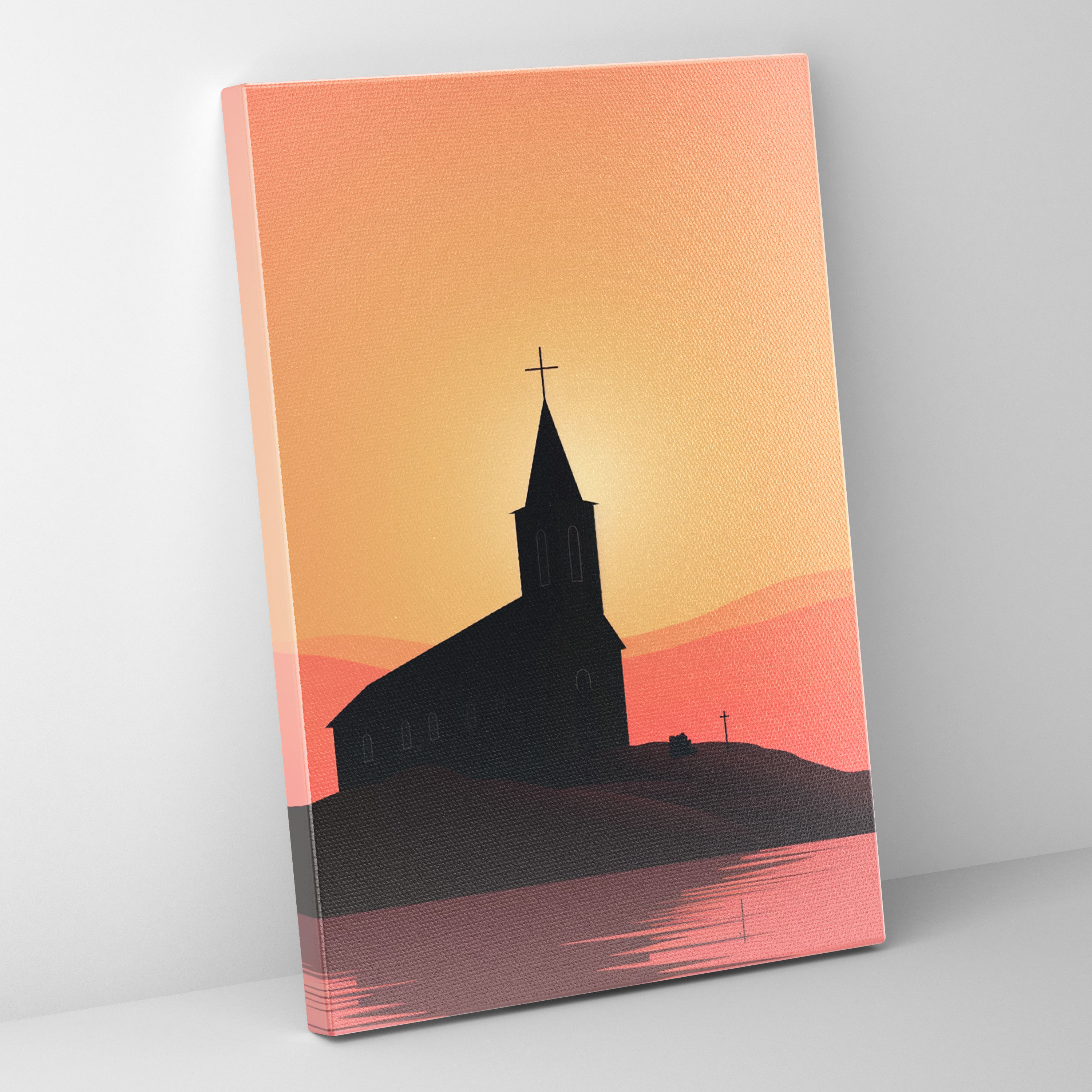 Church Wall Art - Church, Home Decoration, Canvas Print, Church