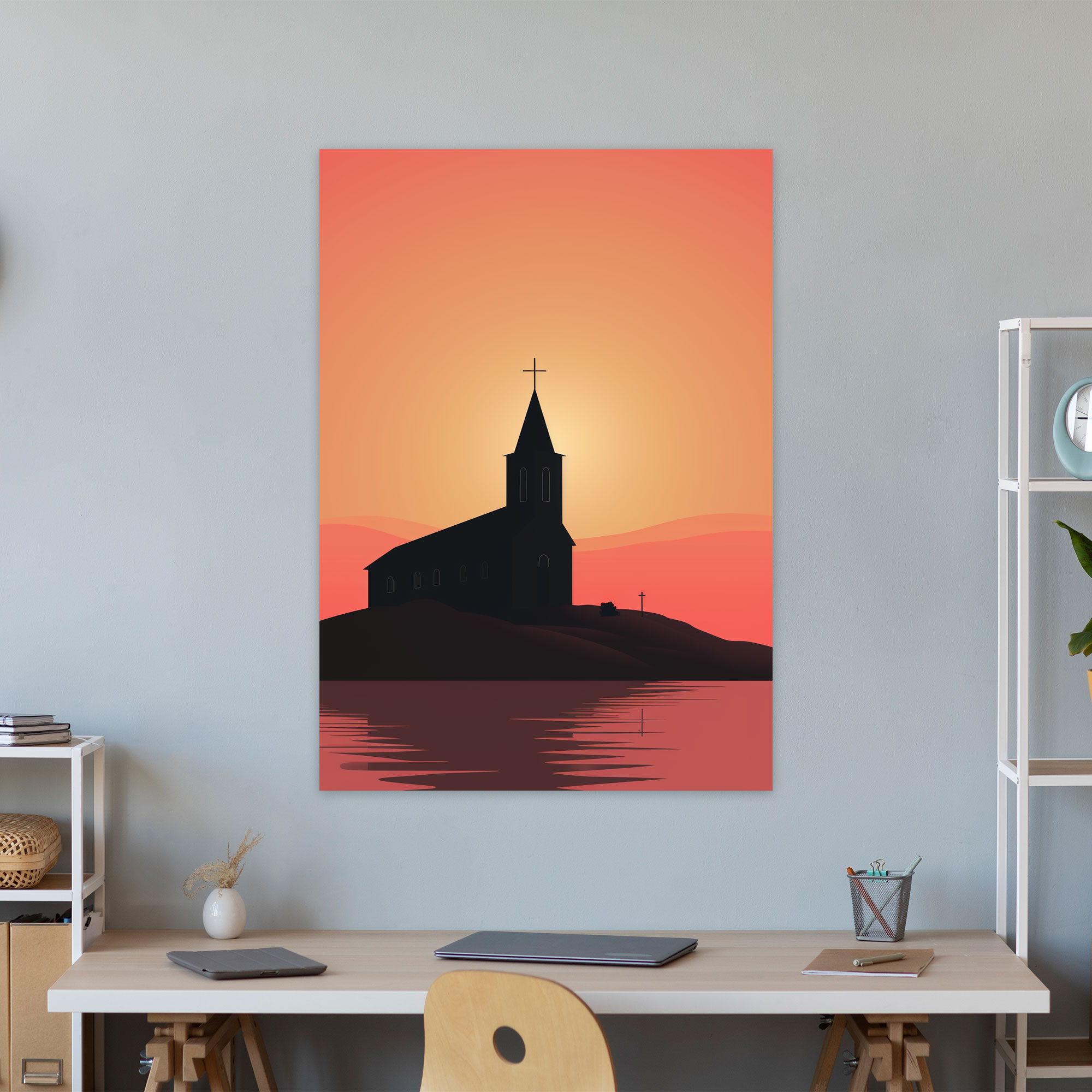 Church Wall Art - Church, Home Decoration, Canvas Print, Church
