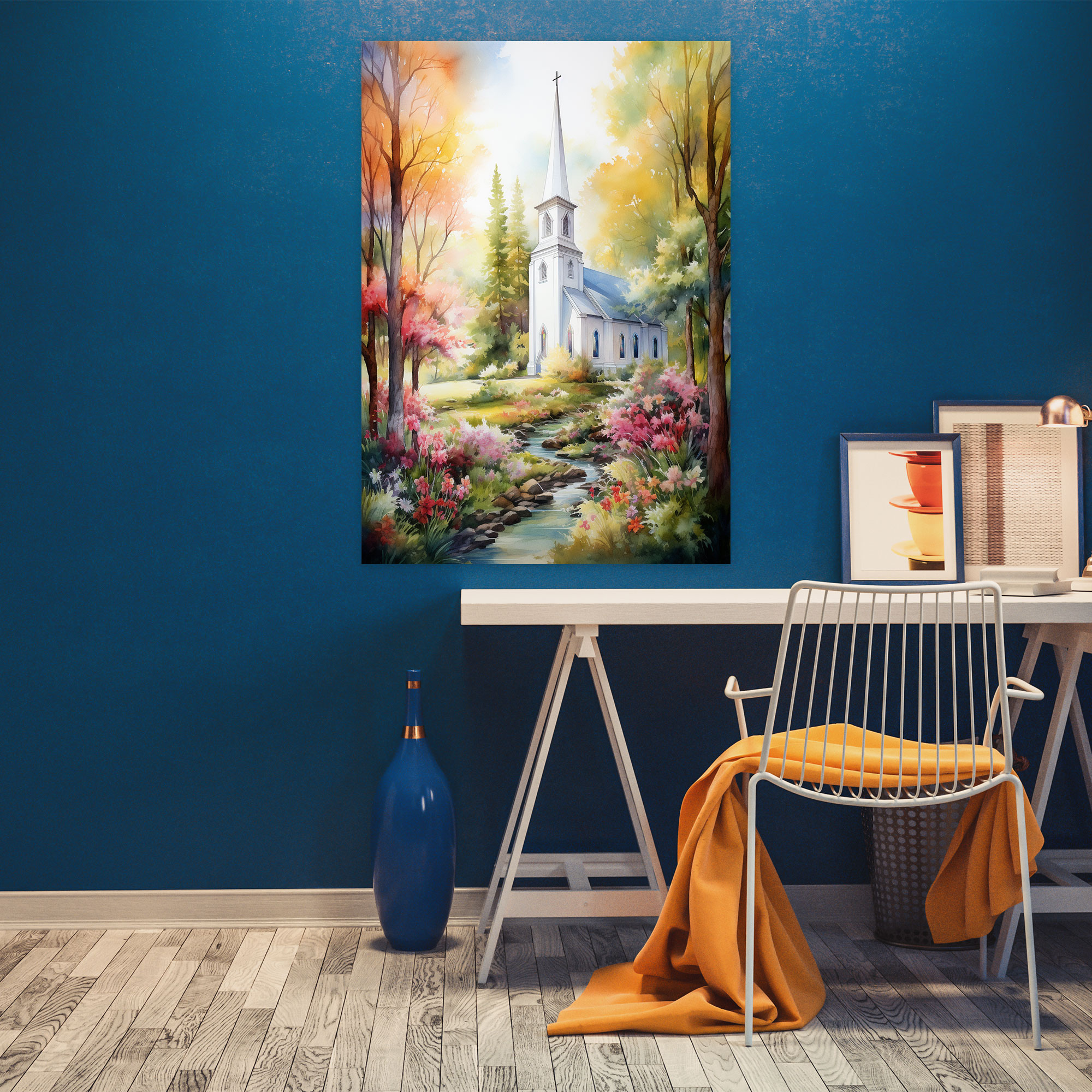 Church Canvas Print - Church, Canvas Wall Art, Wall Art, Canvas
