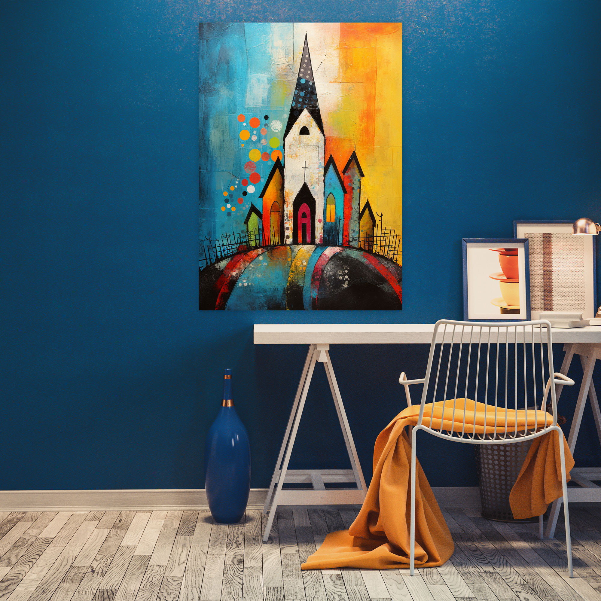 Abstract Church Canvas Print - Church, Canvas Print, Home Decoration, Canvas