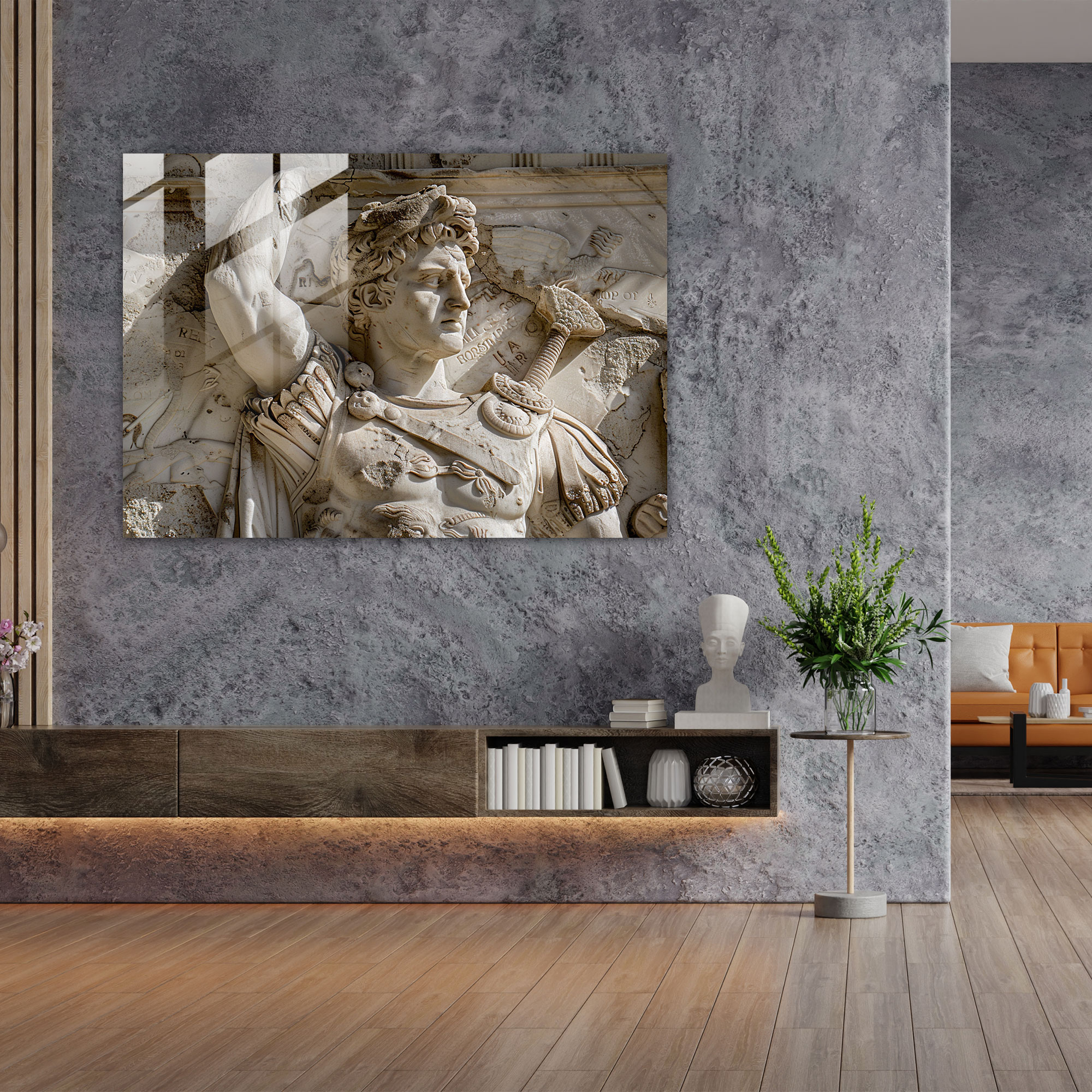 Klasik Duvar Dekorasyonu - Roma Savaşçısı - Klasik Modern Sanat Duvar Dekorasyonu