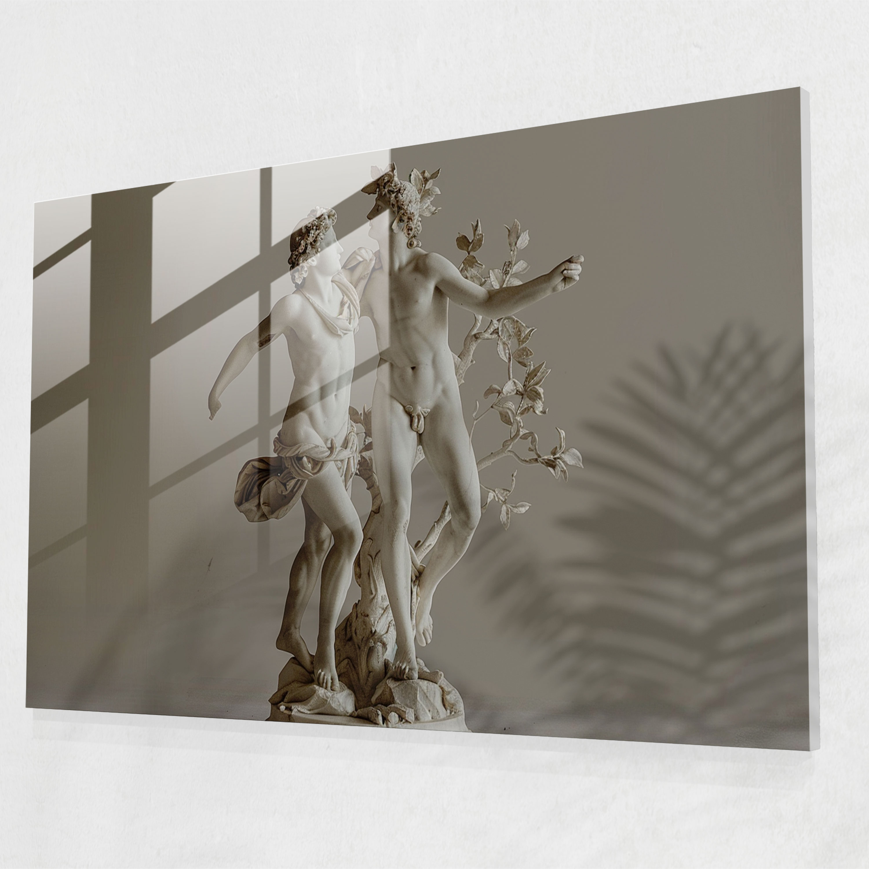 Klasik Tema Cam Tablo Apollo ve Daphne - Klasik Tema Cam Sanat Apollo