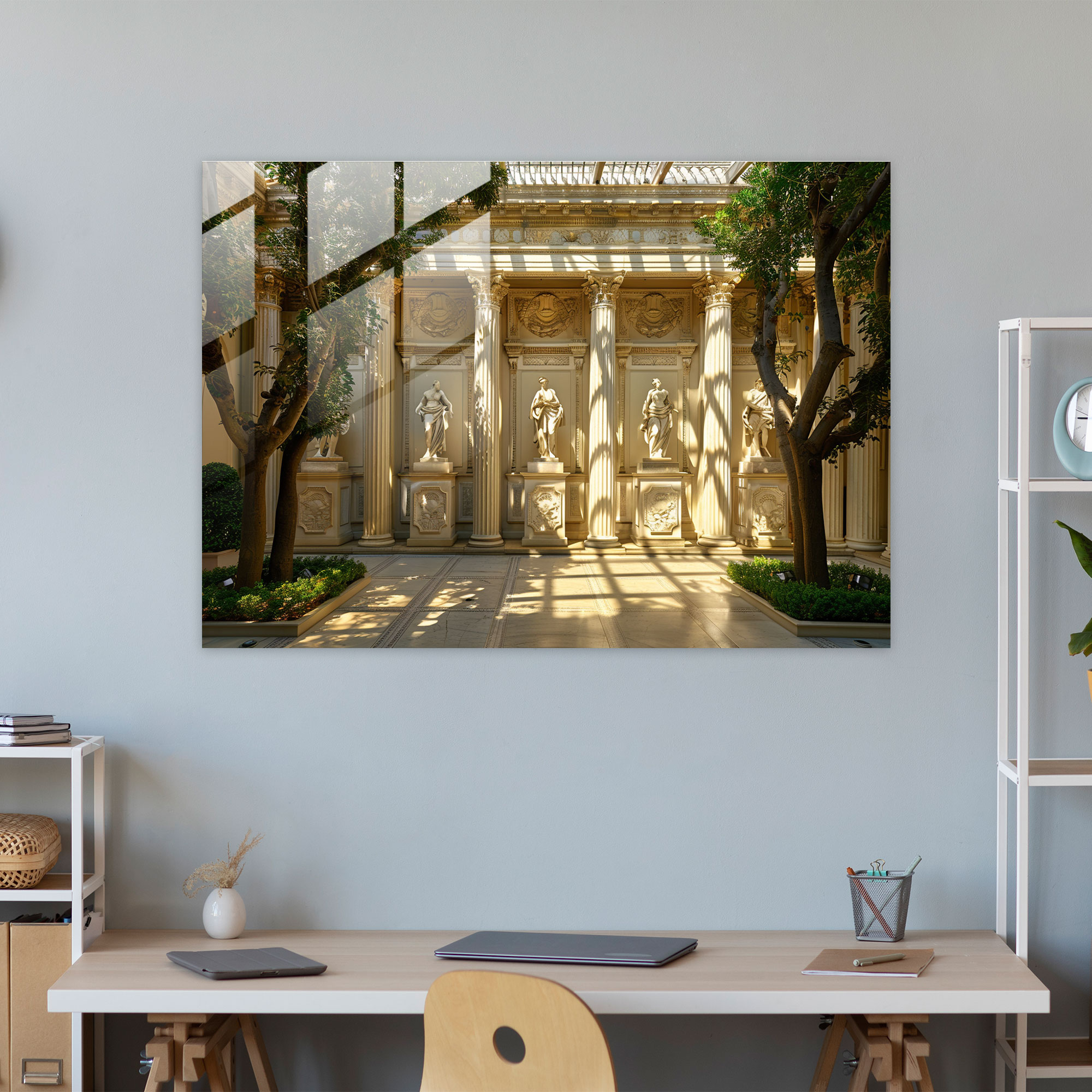 Klasik Cam Tablo Sanatı - Klasik Cam Tablo Klasizm Cam Tablo Baskı