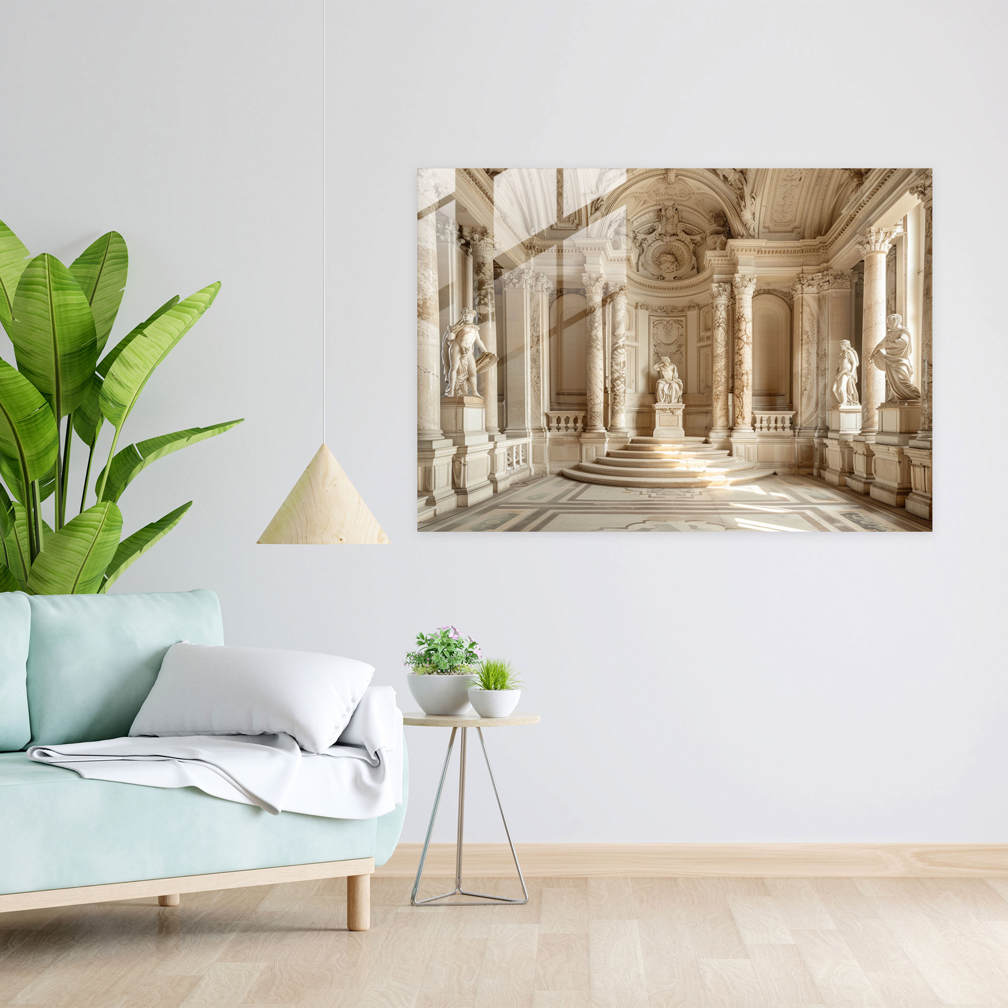 Klasik Modern Sanat: Barok Mimarlık - Klasik Modern Sanat Cam Tablo Cam Sanatı