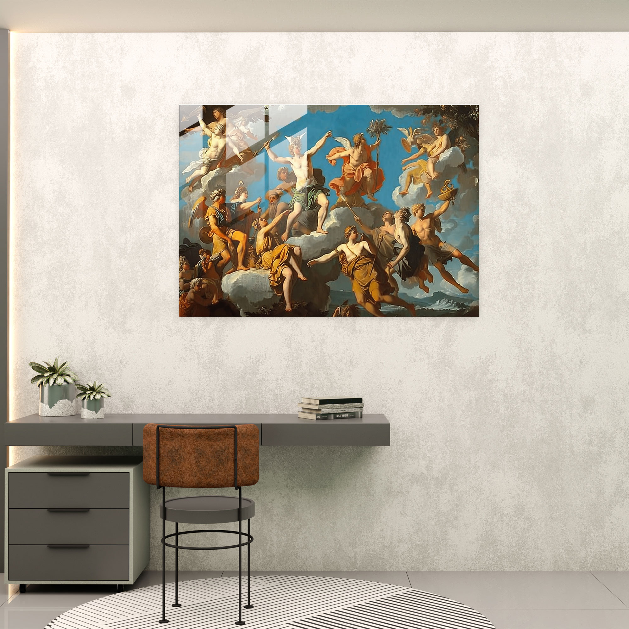 Klasik Cam Tablo Modern Sanat - Klasik Cam Tablo Sanatsallık Güzellik
