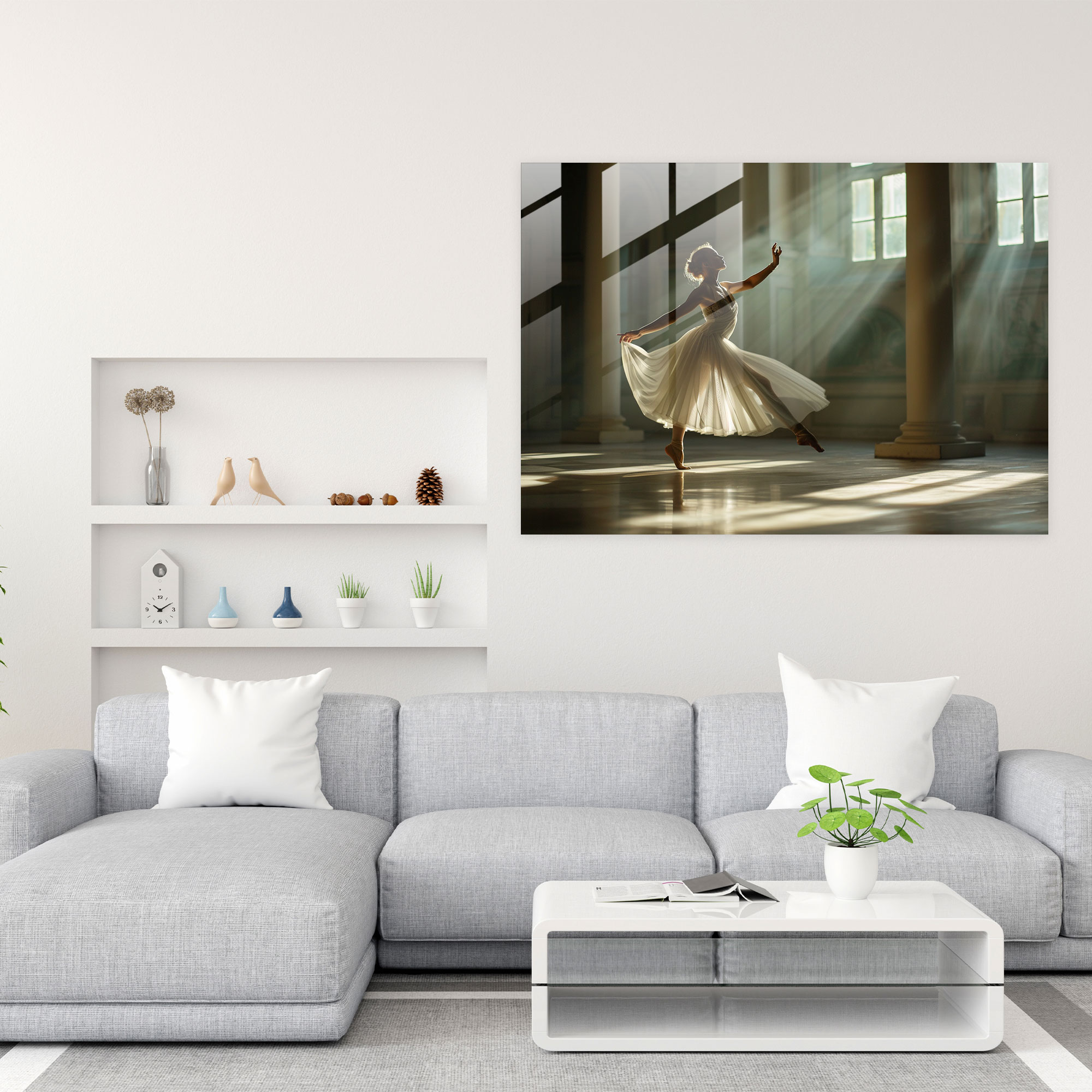 Klasik Cam Sanatı - Bale Gösterisi - Sanat Klasik Bale Gösterisi Cam Sanatı