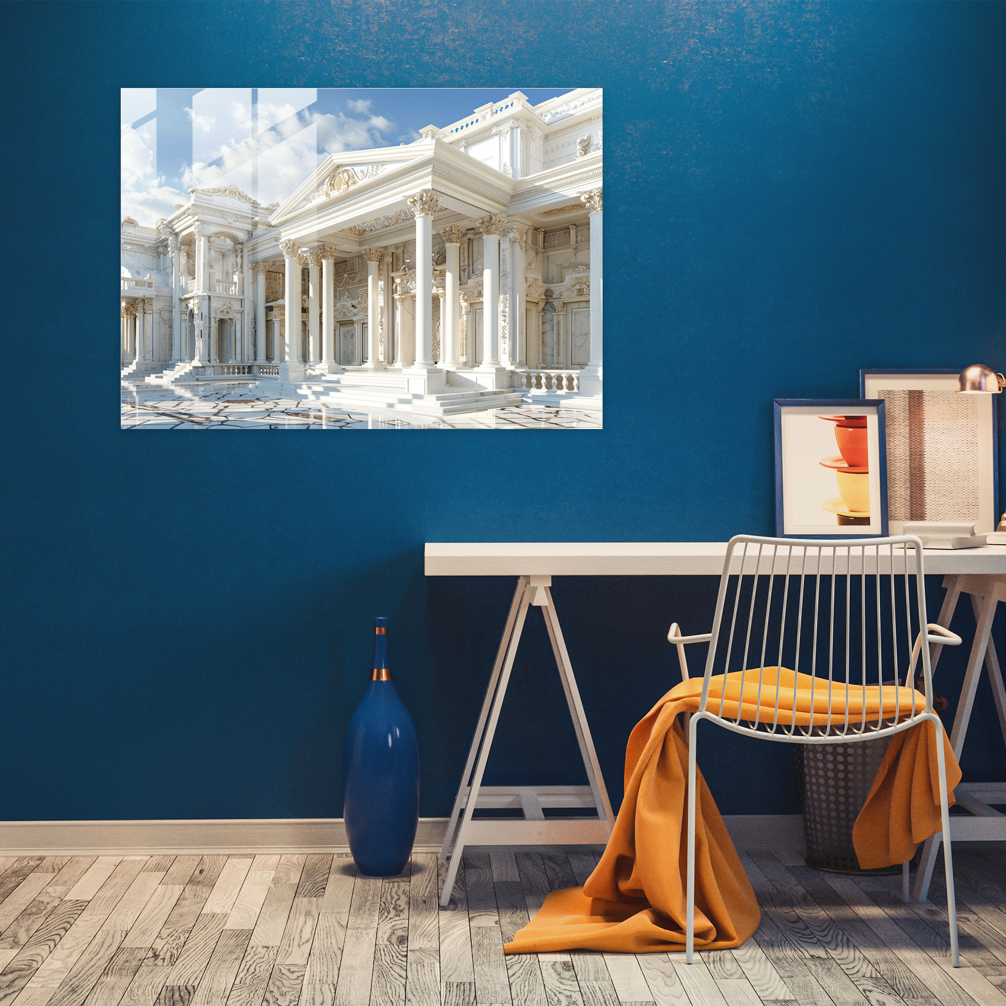 Klasik Duvar Dekorasyonu - Modern Sanat ve Klasik Temalı Kanvas Tablo
