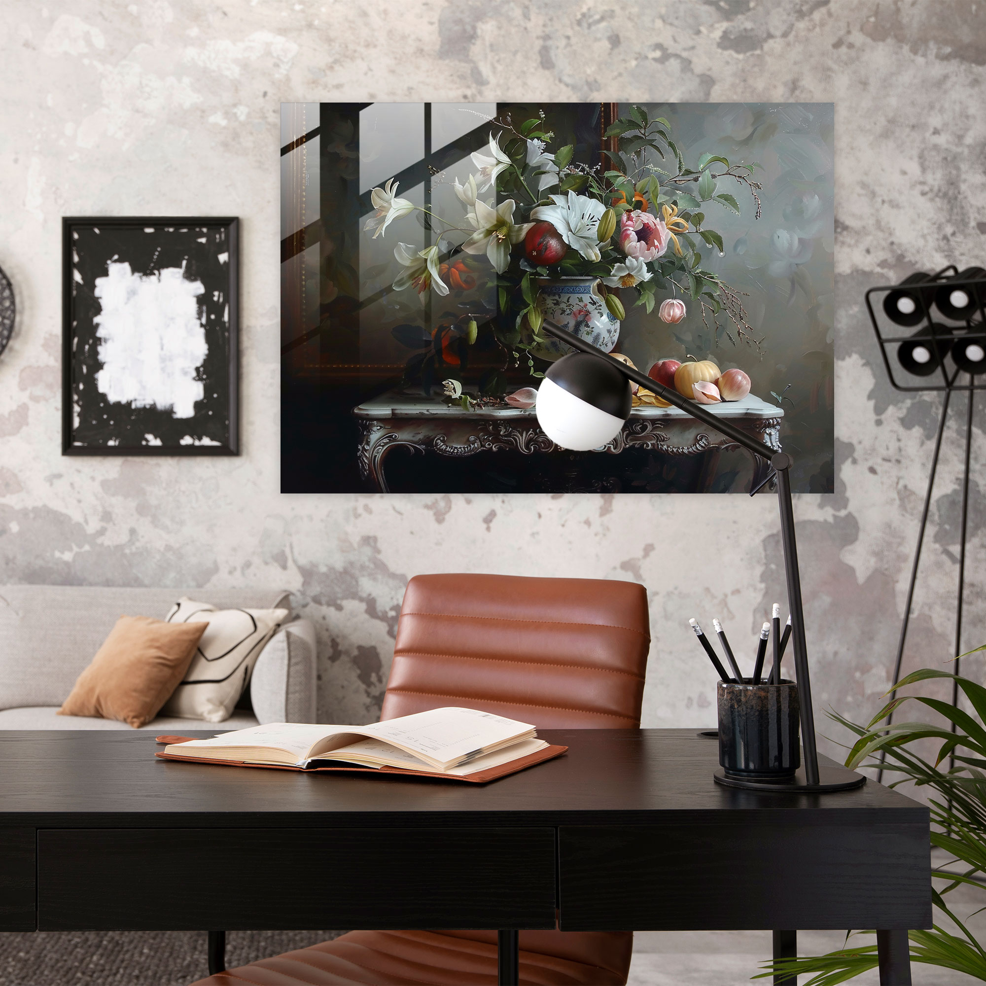 Klasik Cam Sanatı - Modern Sanat Cam Tablo