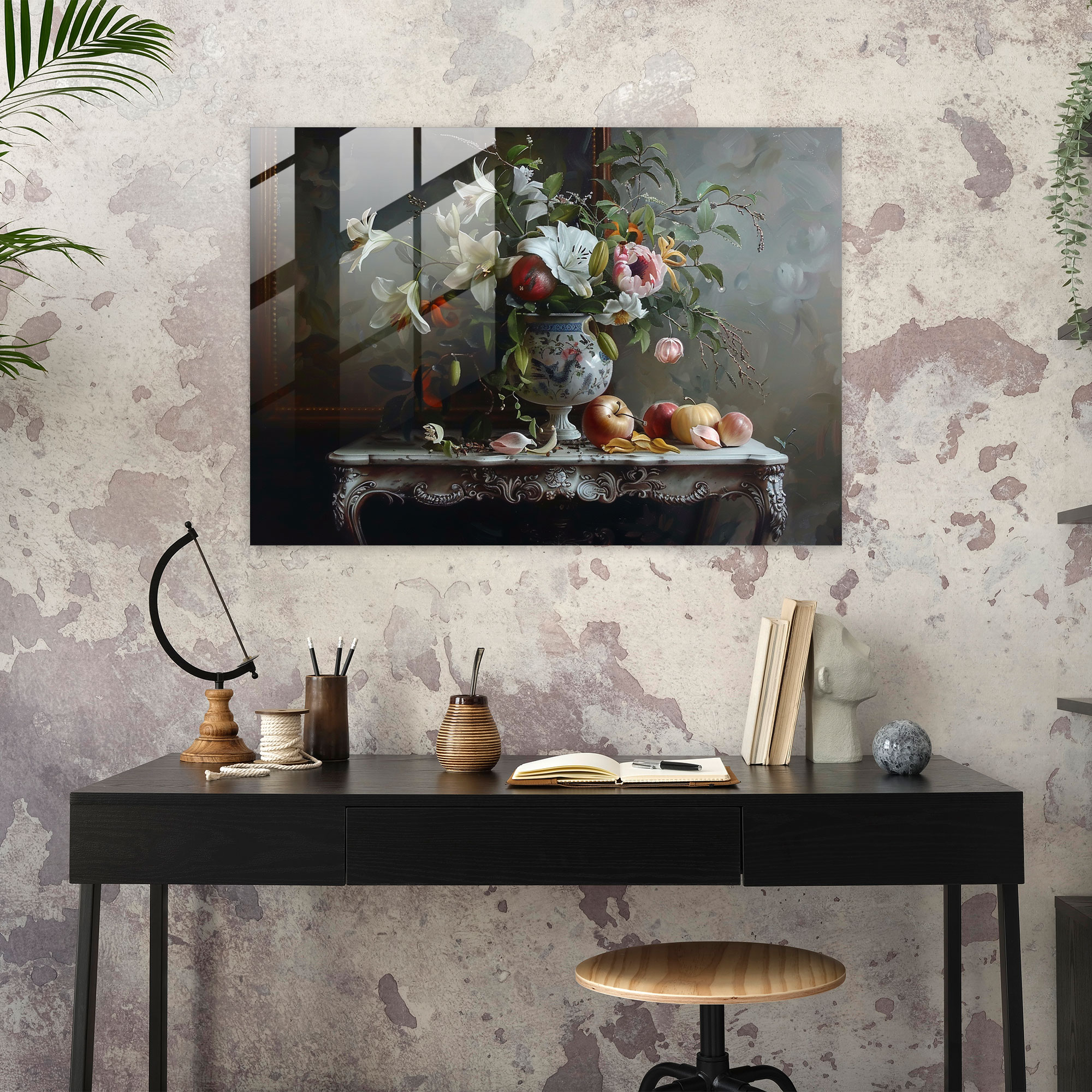 Klasik Cam Sanatı - Modern Sanat Cam Tablo