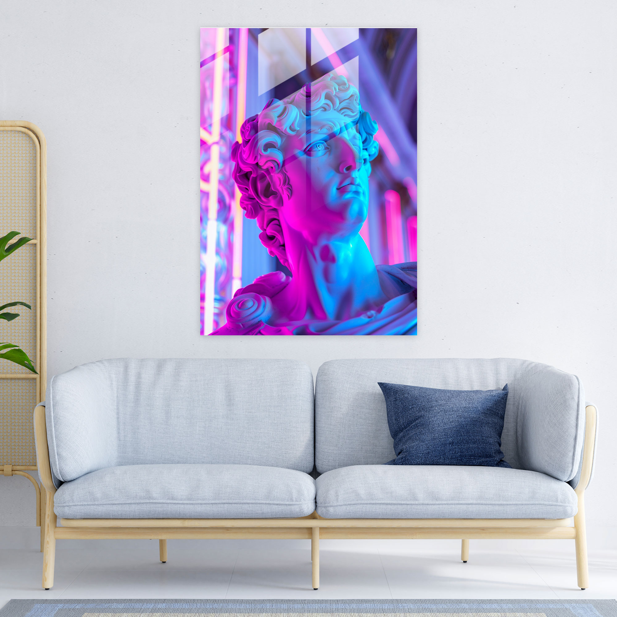Klasik Pop Sanat Ev Dekorasyonu - Klasik+Pop Sanat Cam Tablo Sanatı Klasik ve Pop Sanat Tarzını Birleştir Cam Sanatı