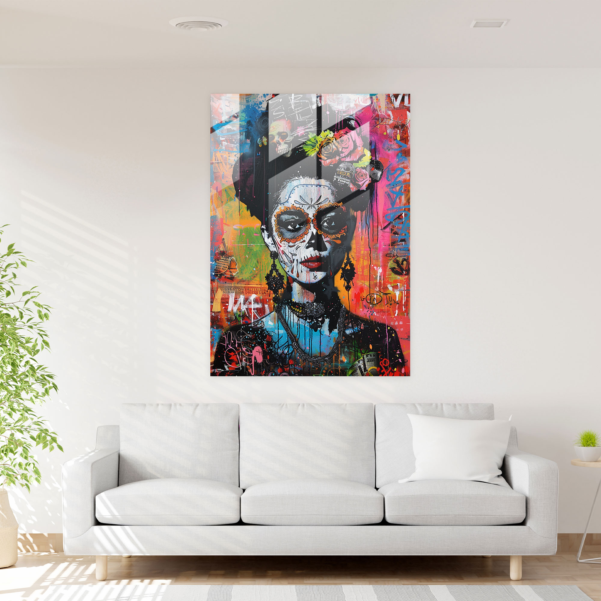 Klasik Pop Sanat Cam Tablosu - Klasik+Pop Sanat Cam Tablo Klasik Sanatı Pop Sanat Tarzıyla Birleştir Cam Sanatı