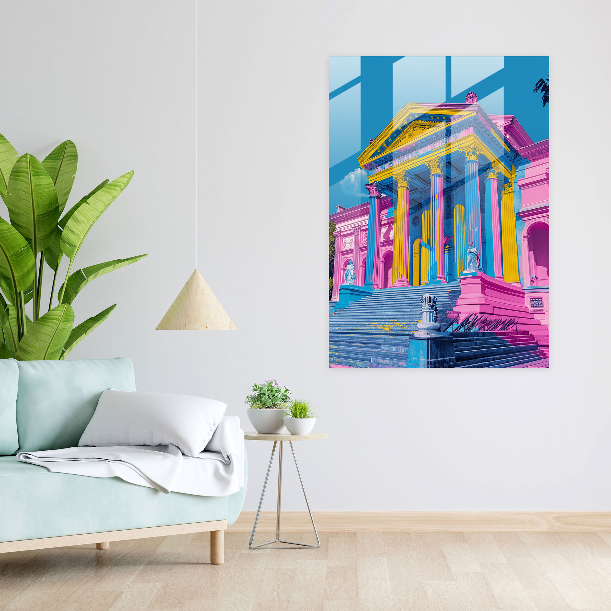 Klasik Pop Sanat Ev Dekorasyonu - Klasik+Popart Cam Sanatı Cam Duvar Sanatı Ev Dekorasyonu