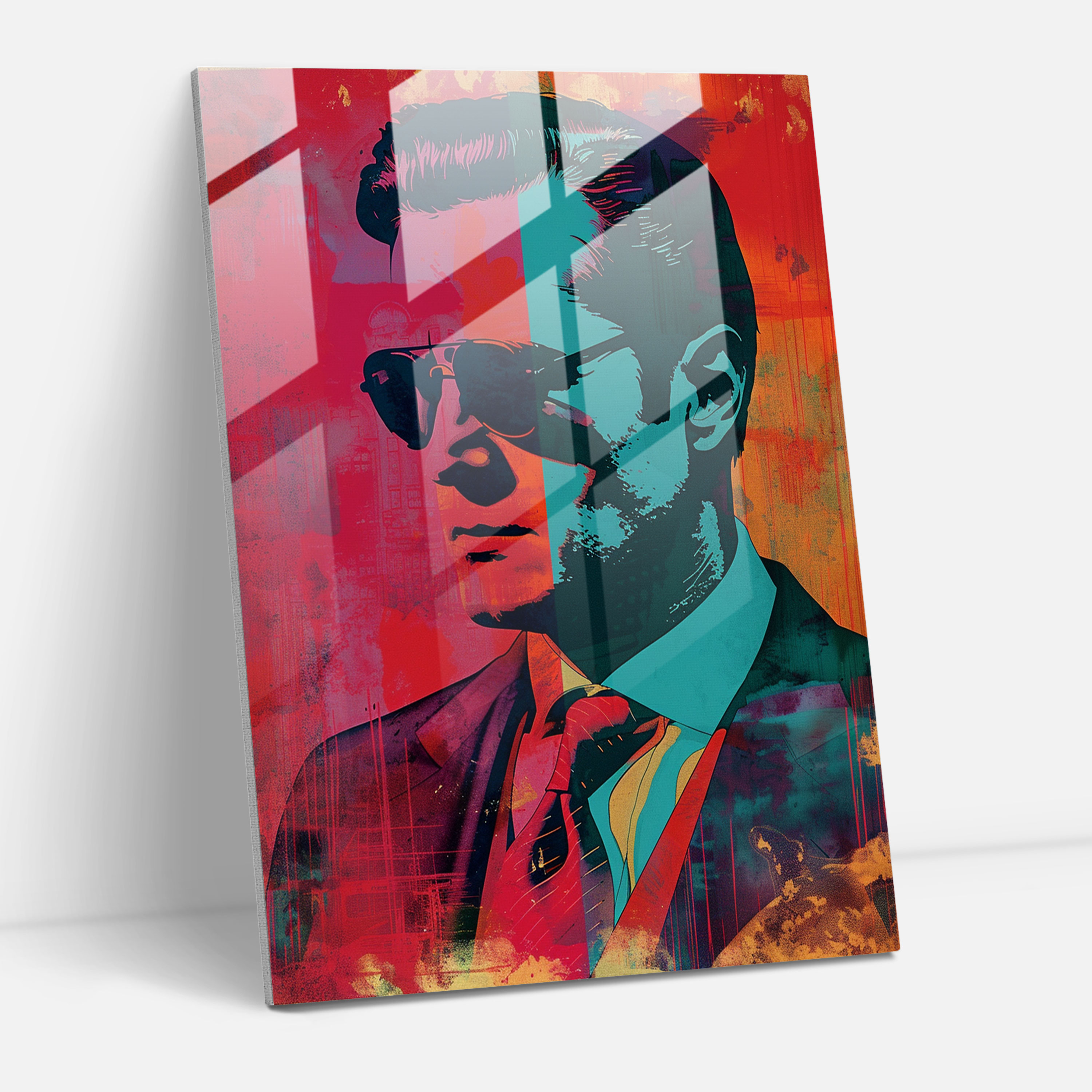 Classic Movie Poster Glass Wall Art - Classicism+Popart, Modern Art, Home Decoration, Movie Poster