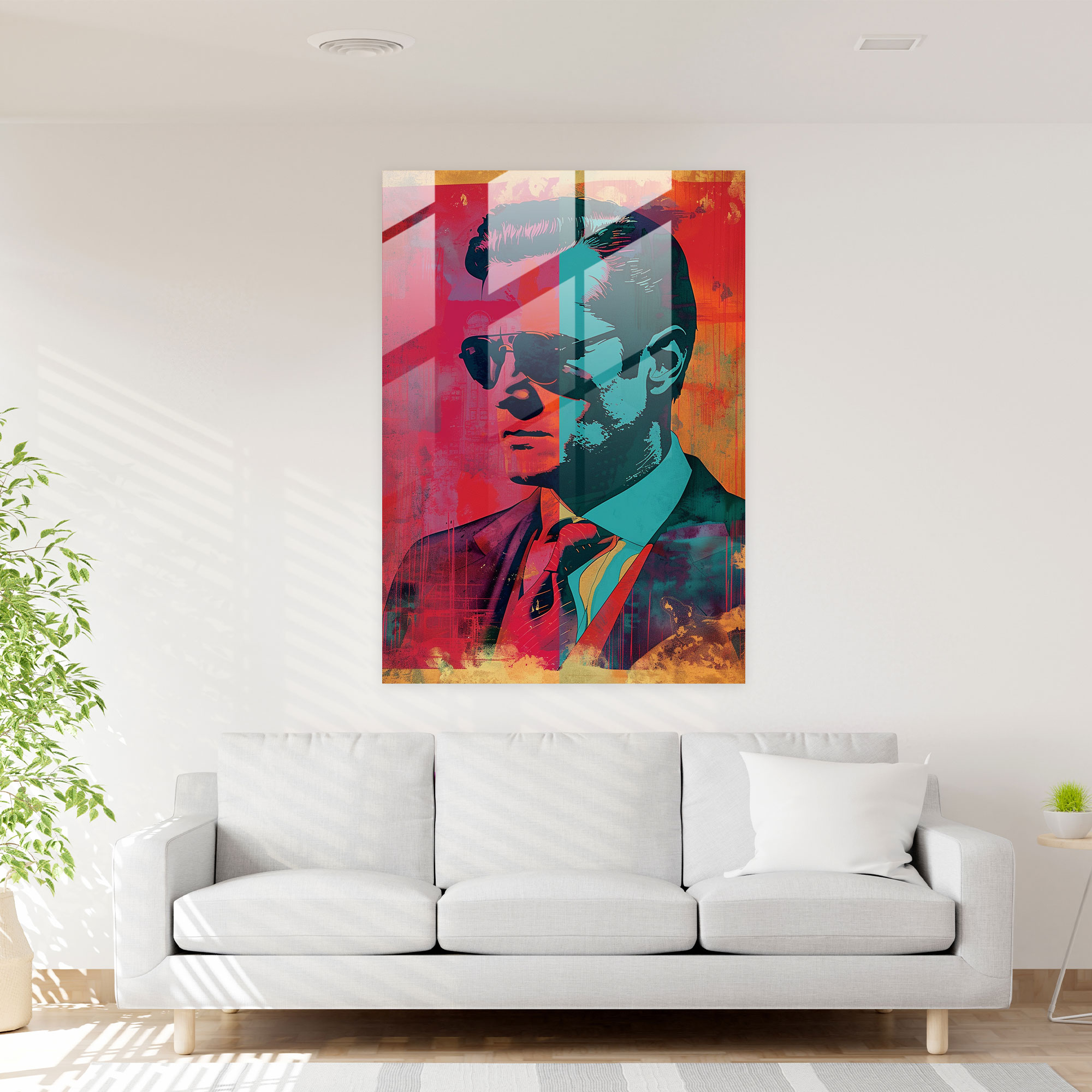 Classic Movie Poster Glass Wall Art - Classicism+Popart, Modern Art, Home Decoration, Movie Poster
