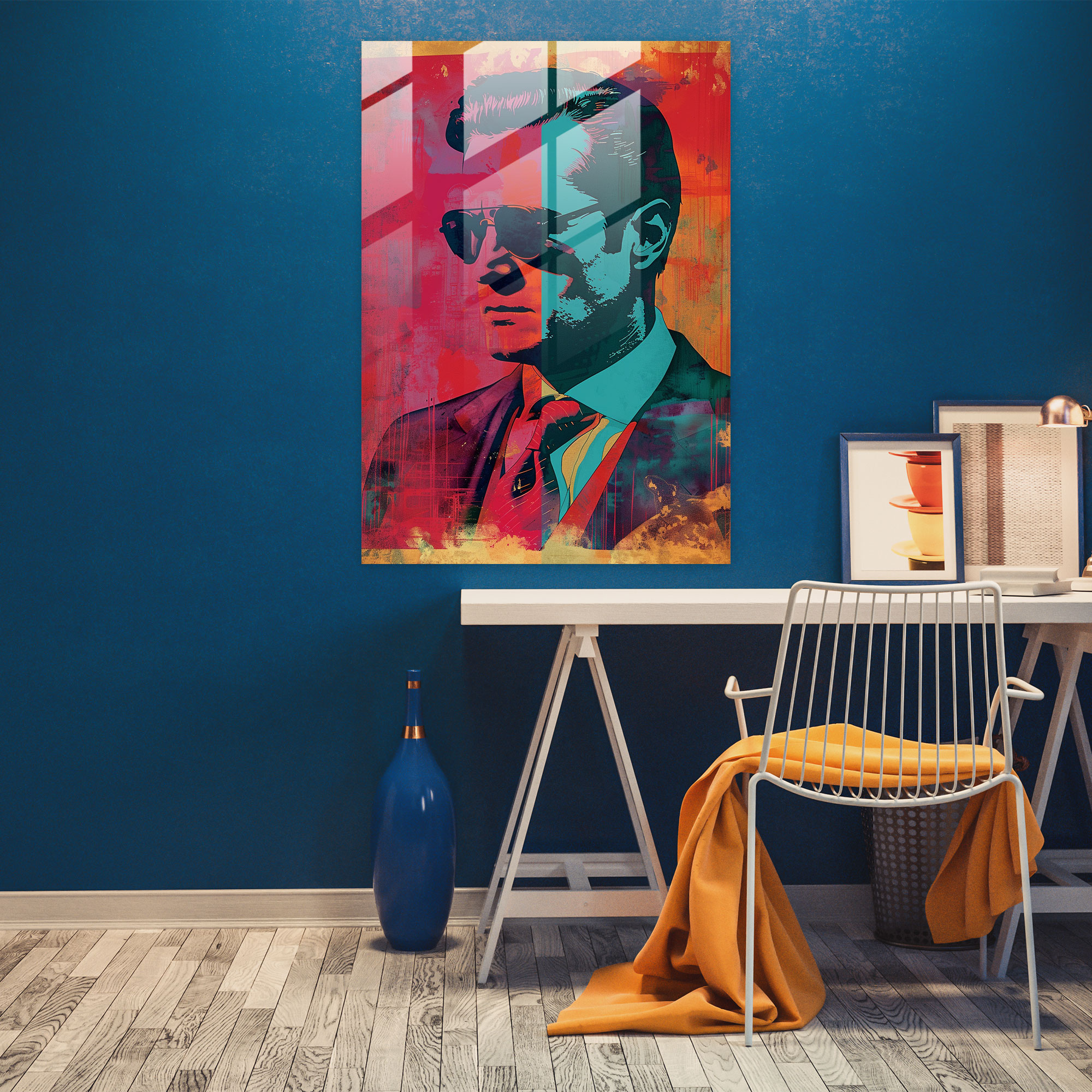 Classic Movie Poster Glass Wall Art - Classicism+Popart, Modern Art, Home Decoration, Movie Poster