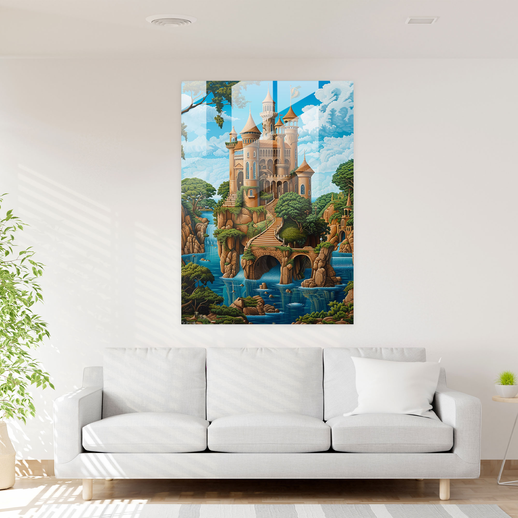 Klasizm ile Pop Sanat Cam Tablosu - Klasizm ve Pop Sanat Cam Sanatı Klasizm ile Pop Sanat Modern Sanat