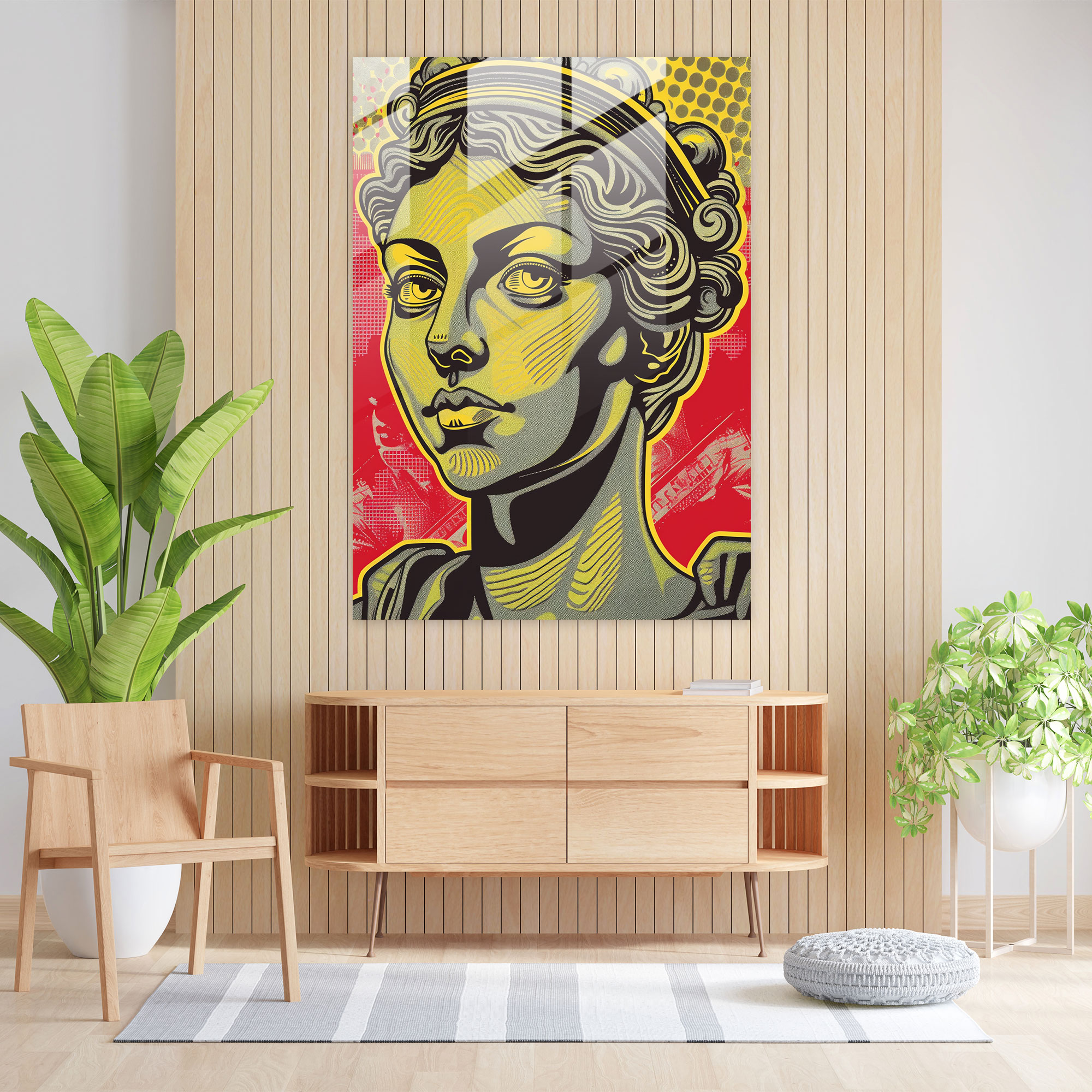 Klasizm ve Pop Art Ev Dekorasyonu - Modern Sanat Klasizm ve Pop Art Ev Dekorasyonu Kanvas ve Cam Tablolar