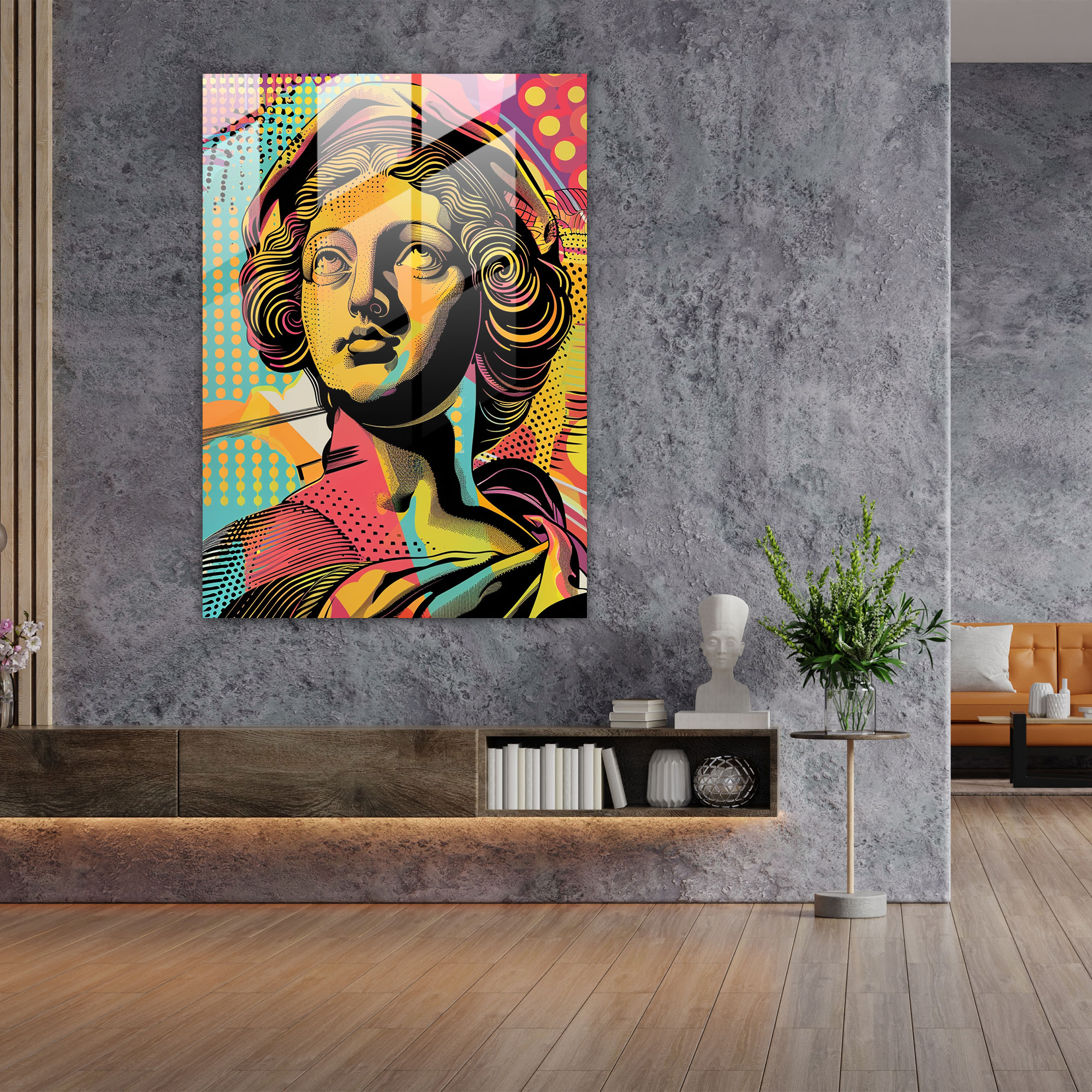 Klasik ve Pop Art Modern Sanat - Klasikizm ve Pop Art Tarzında Cam Tablo Sanatı