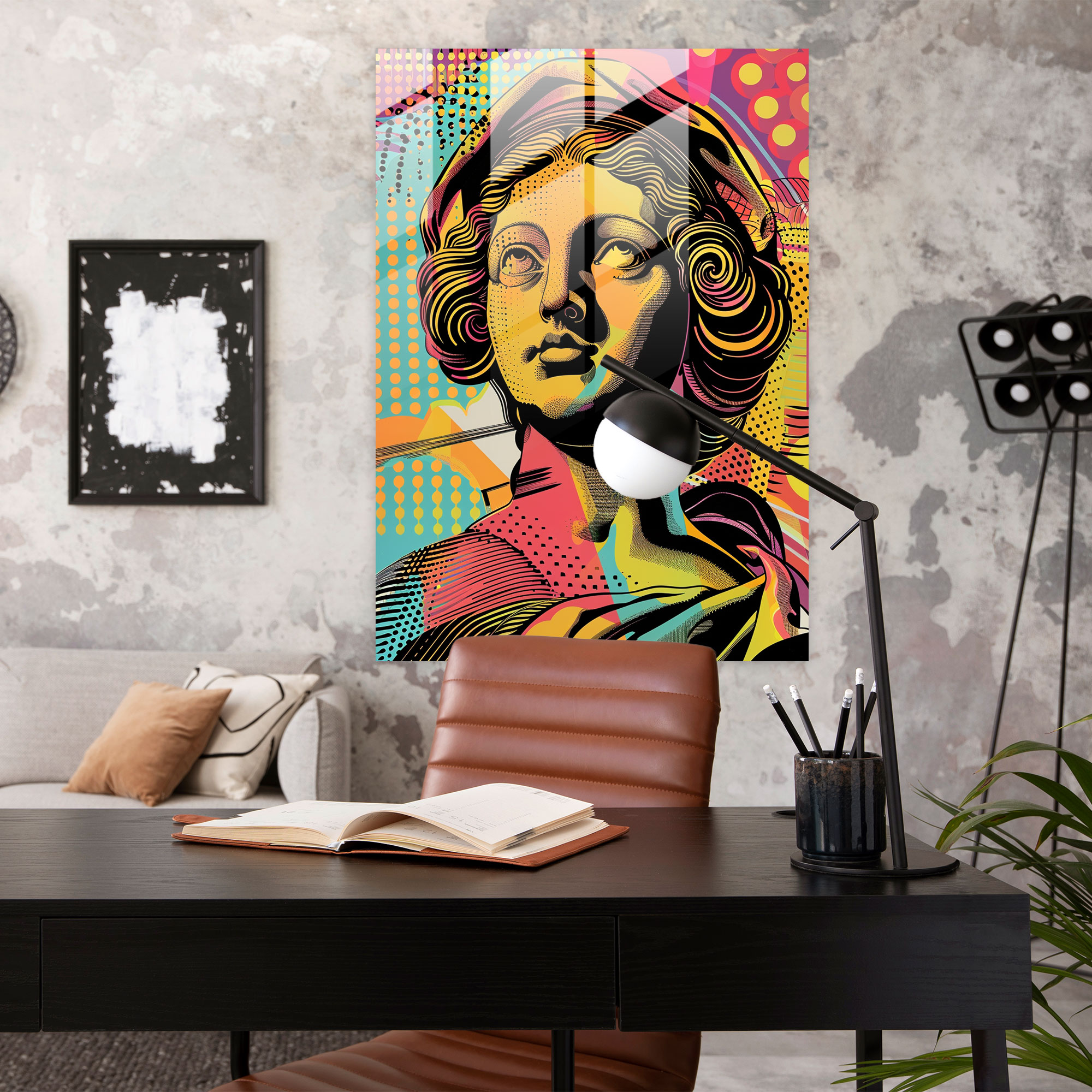 Klasik ve Pop Art Modern Sanat - Klasikizm ve Pop Art Tarzında Cam Tablo Sanatı
