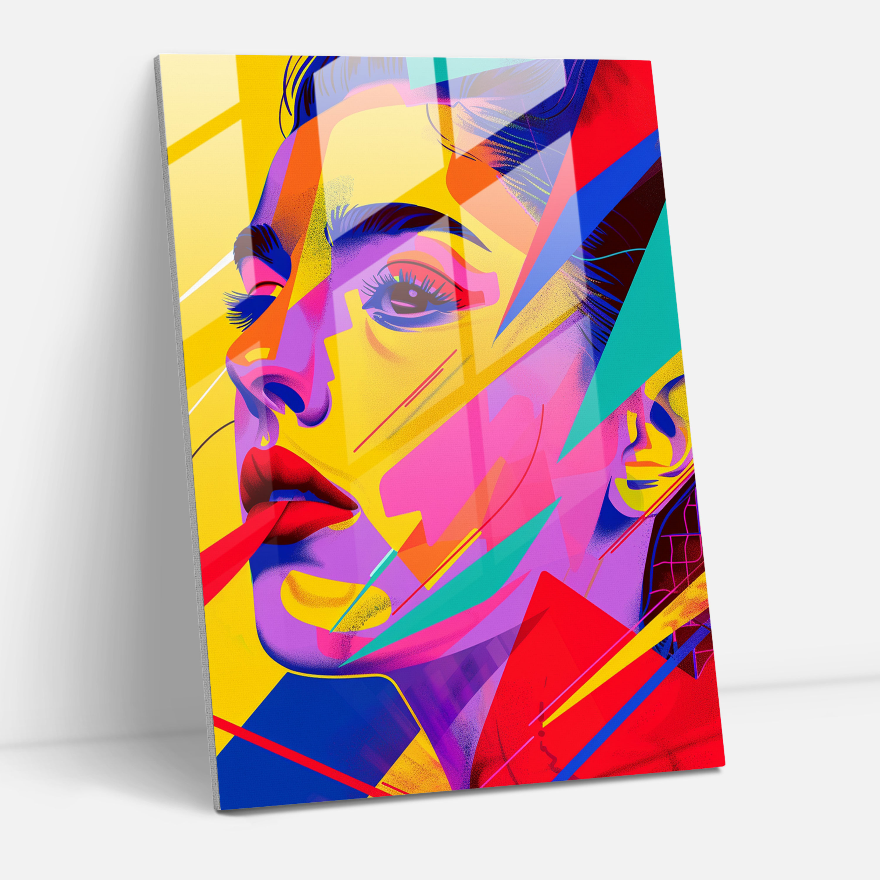 Pop Art Cam Tablo - Klasizm ve Pop Art'ı Birleştir Ev Dekorasyonu