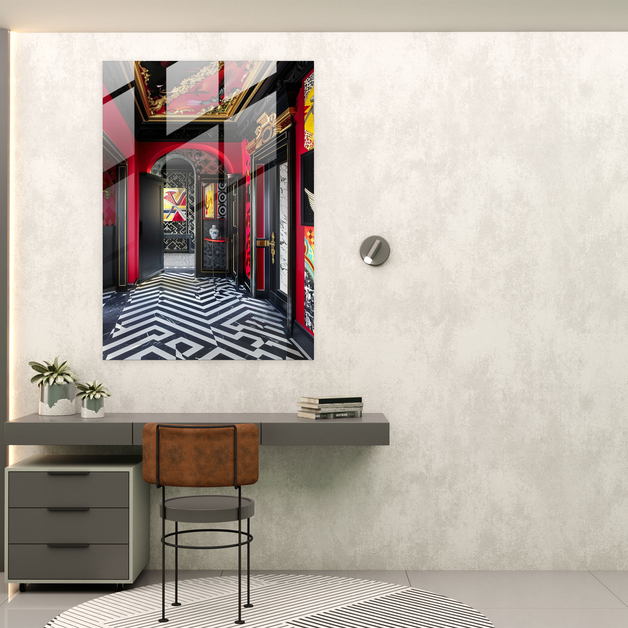 Grafik Barok Duvar Dekorasyonu - Klasik+Popart Klasikizmi Pop Sanatıyla Birleştirin Cesur Grafik Unsurlar Modern Sanat