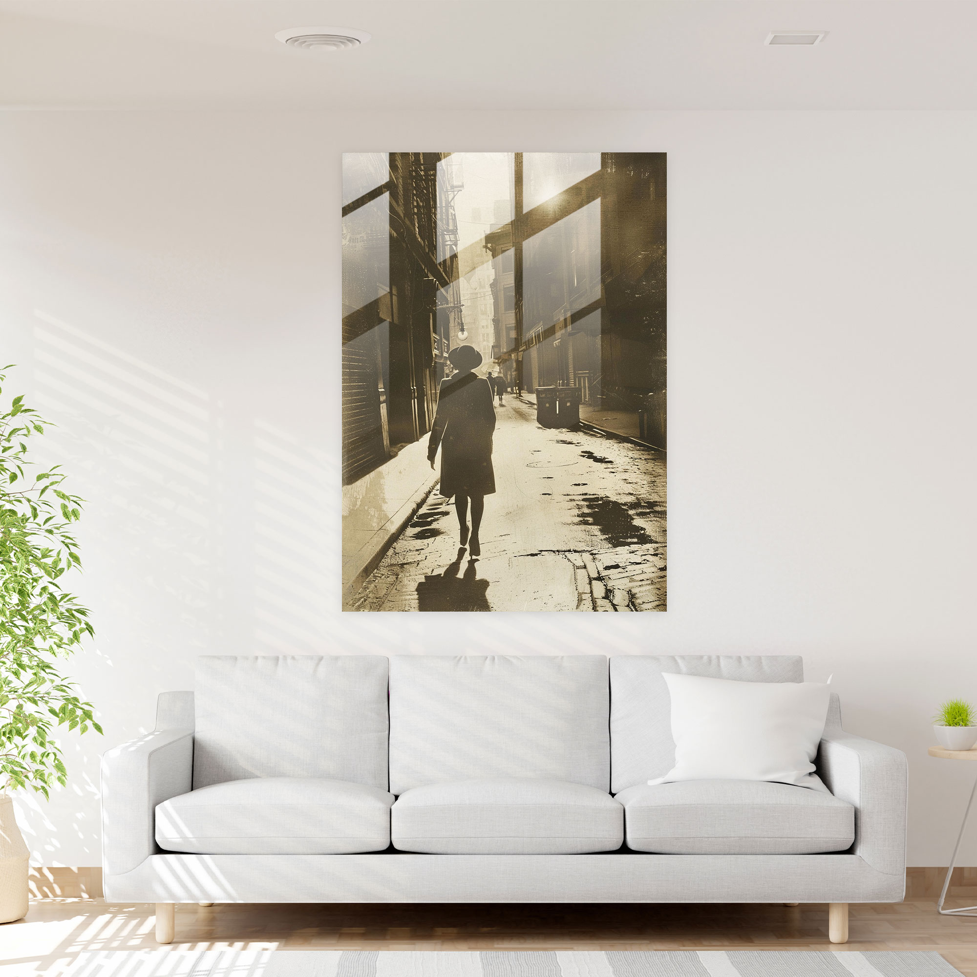Klasizm ve Pop Art Cam Tablo Baskısı - Klasizm+Pop Art Cam Tablo Ev Dekorasyonu Modern Sanat