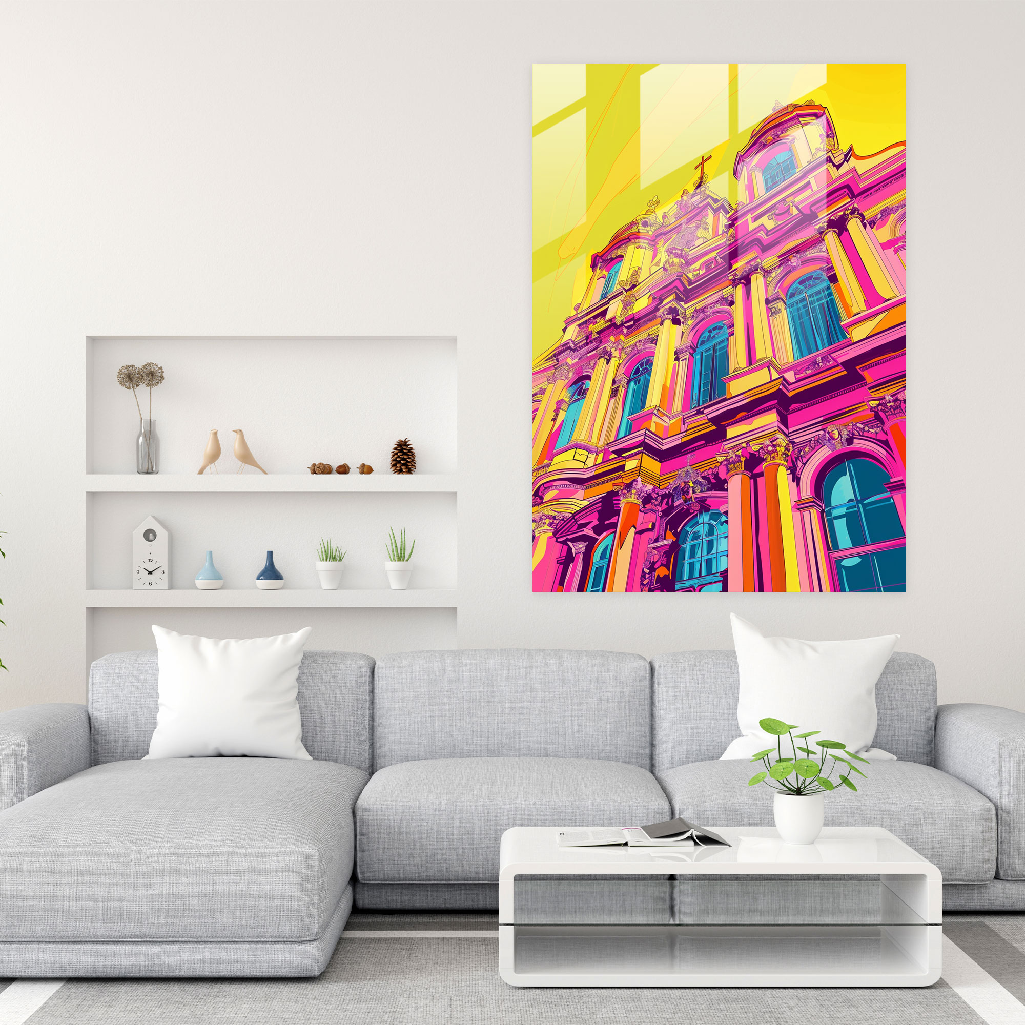 Klasizm ve Pop Art Ev Dekorasyonu - Klasizm ve Pop Art Bir Arada Modern Sanat Klasizmi Pop Art ile Birleştirin Ev Dekorasyonu