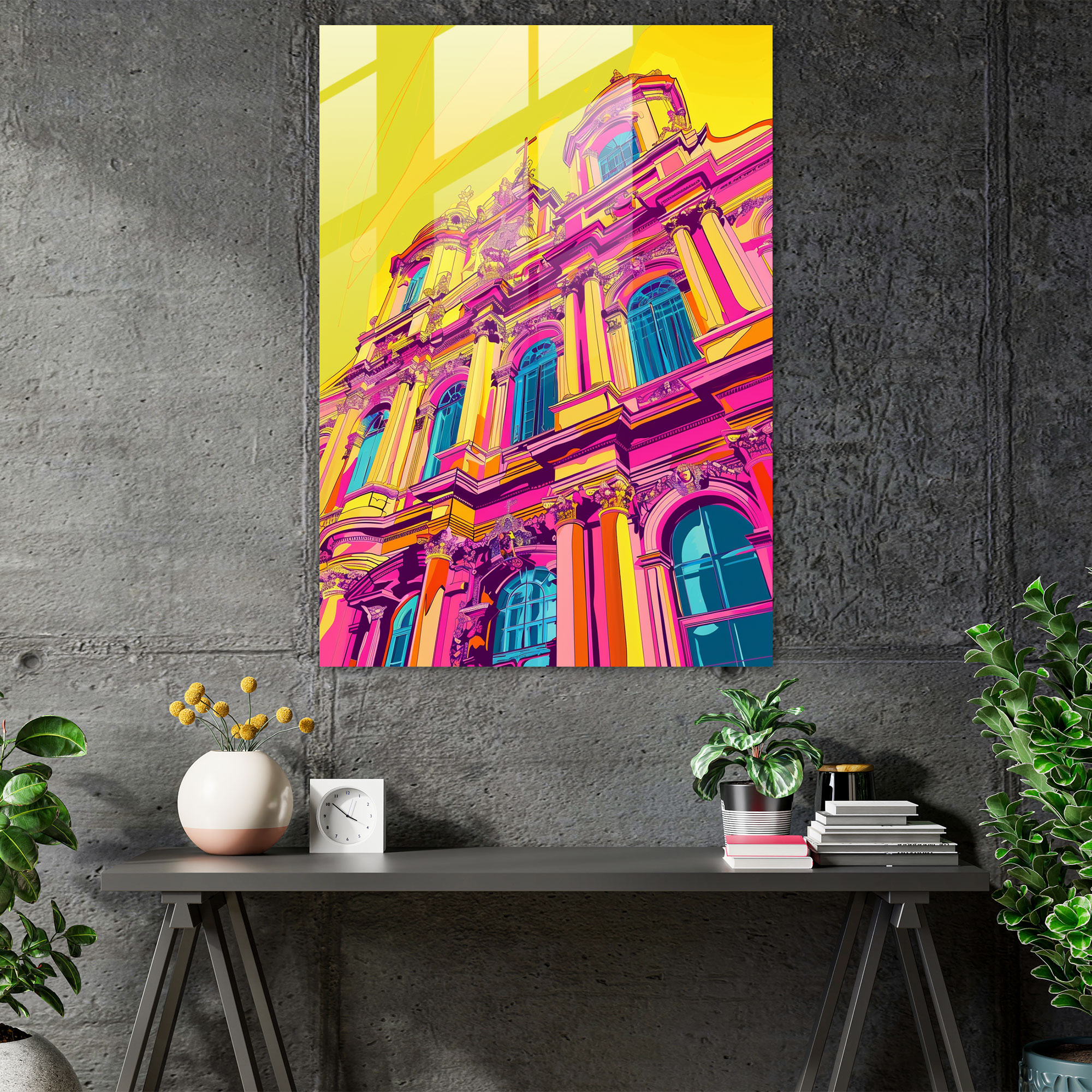 Klasizm ve Pop Art Ev Dekorasyonu - Klasizm ve Pop Art Bir Arada Modern Sanat Klasizmi Pop Art ile Birleştirin Ev Dekorasyonu