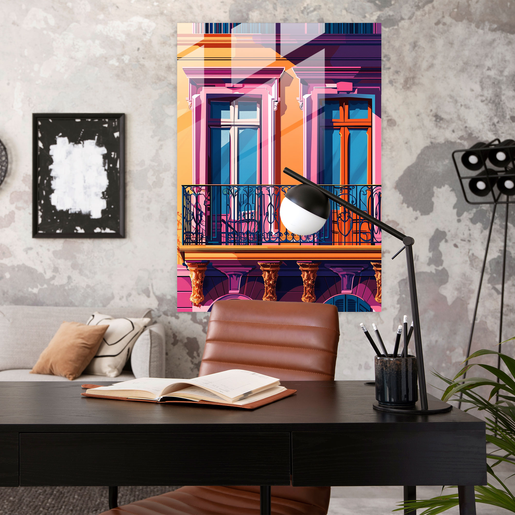 Oyunbaz Mimarlık Cam Duvar Sanatı - Klasik+Popart Ev Dekorasyonu Duvar Dekorasyonu Cam Duvar Sanatı